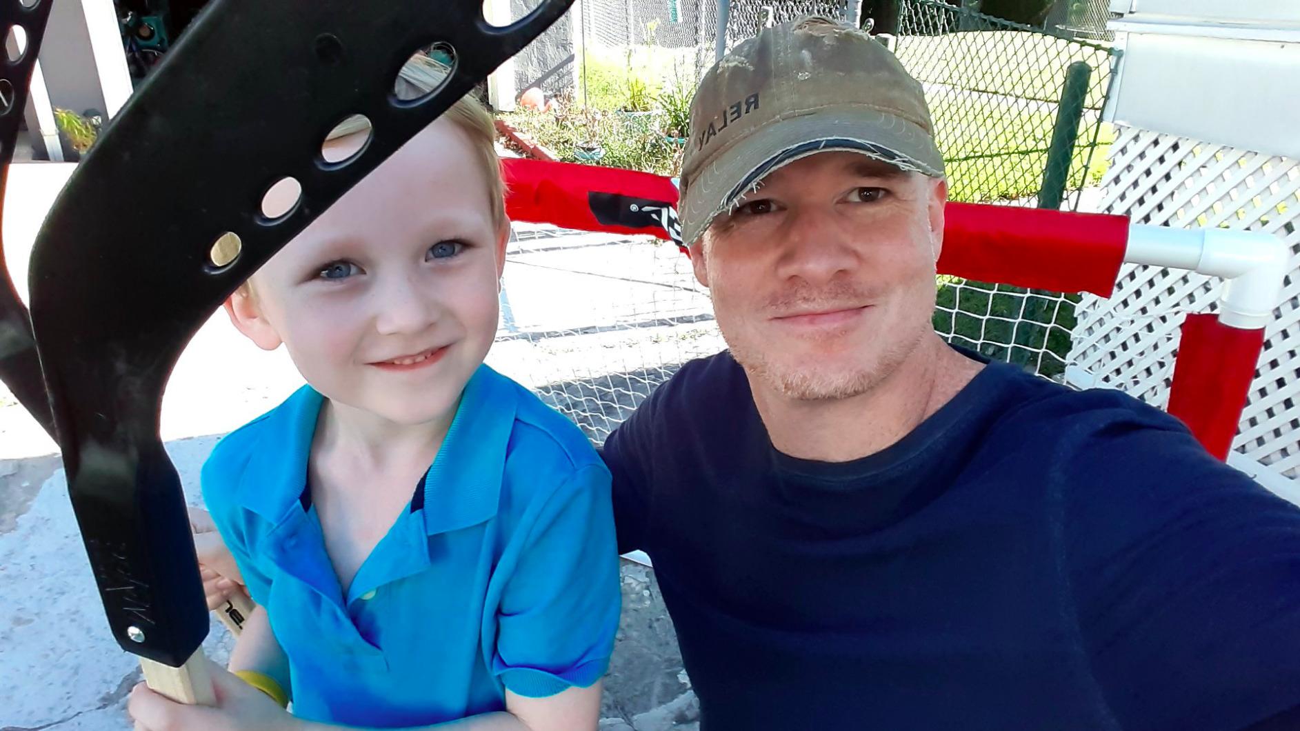 MyLec Deluxe Hockey Set with 1 Hockey Goal, 2 43