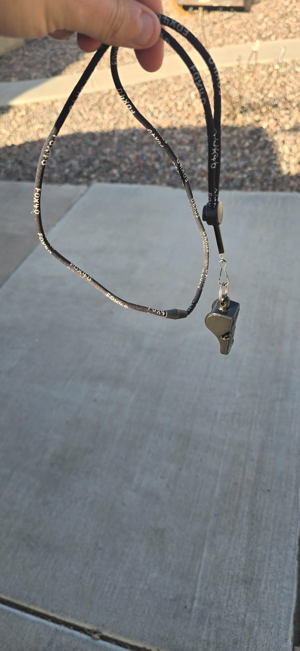 Fox 40 Classic Official Whistle with Break Away Lanyard (Black) customer photo 1