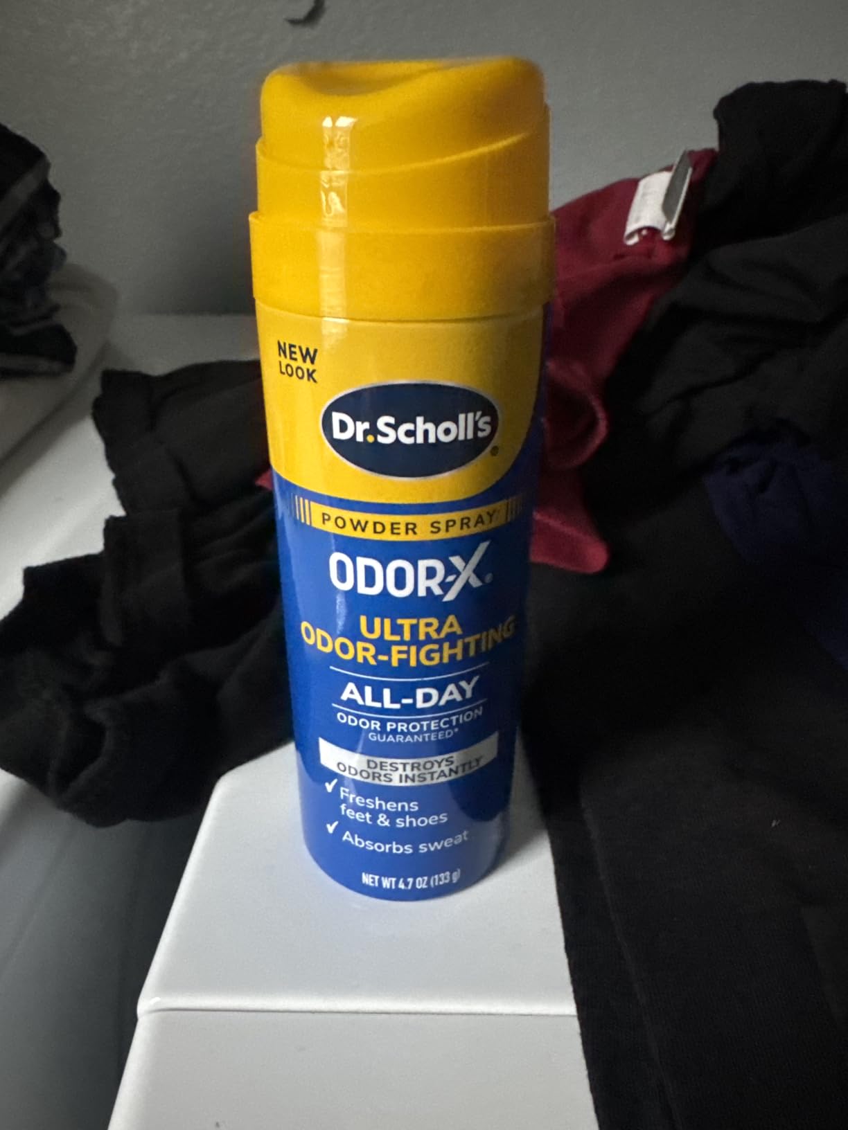 Dr. Scholl's Odor-X ODOR-FIGHTING Spray-Powder // All-Day Odor Protection and Sweat Absorption - Packaging May Vary customer photo 2