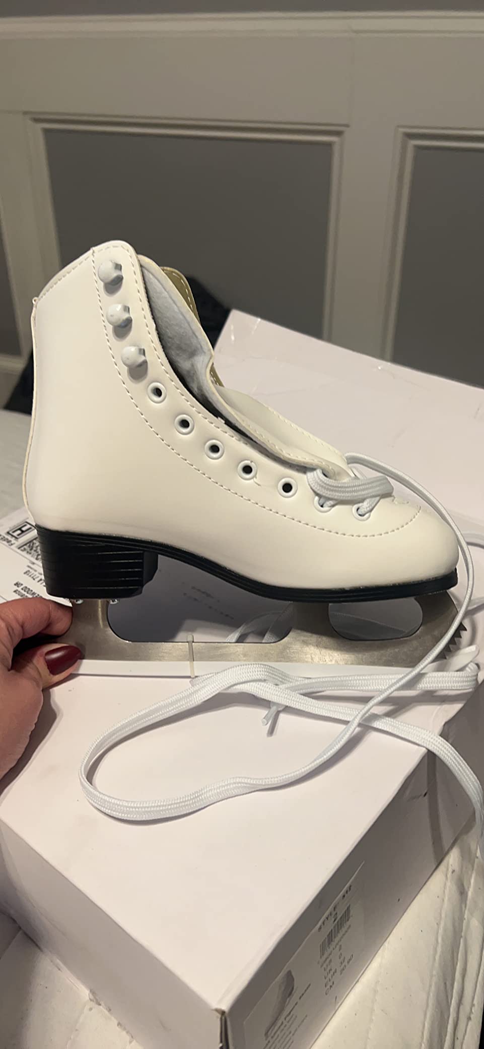 American Athletic Tricot Lined Ice Skates for Girls - Recreational Kids Figure Skates with Ankle Support customer photo 2