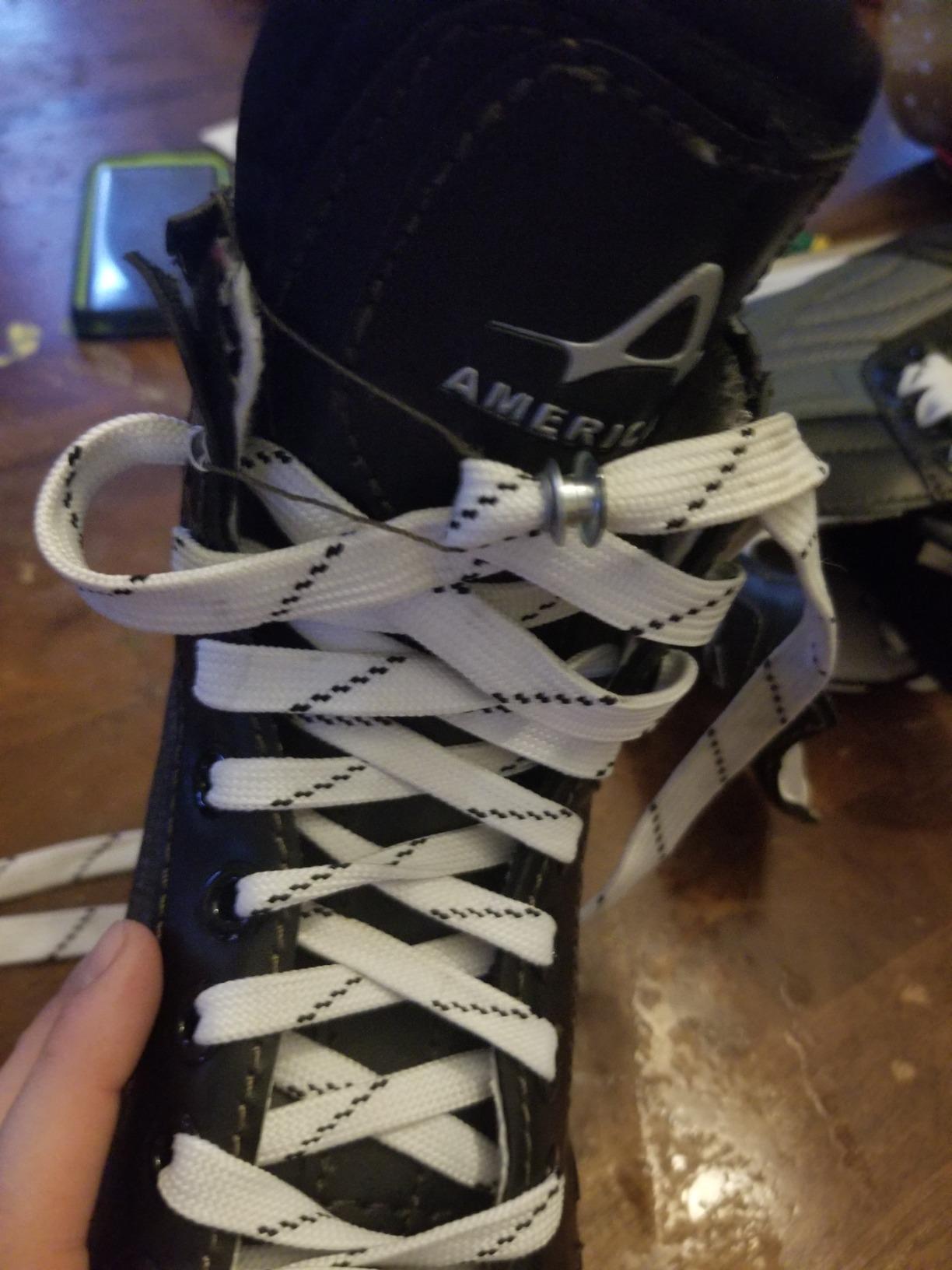 American Athletic Shoe Boy's Ice Force Hockey Skates customer photo 2