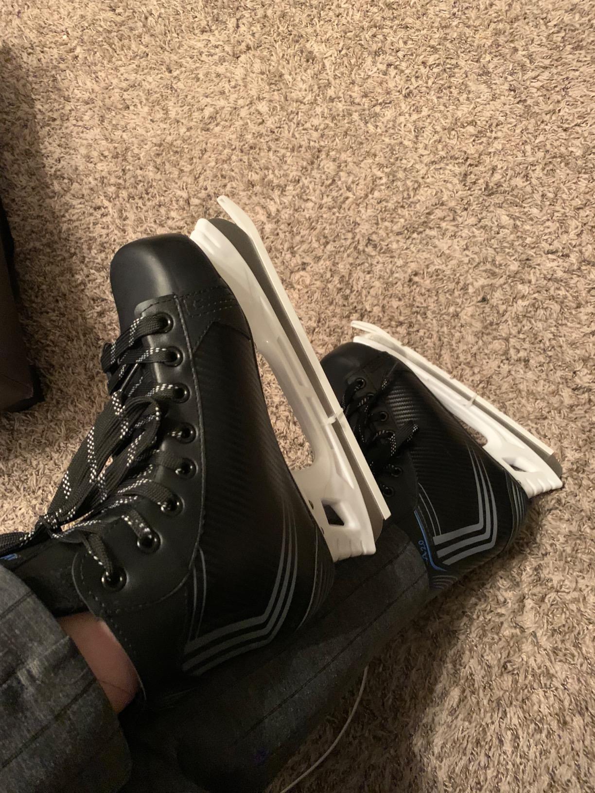 American Athletic Ice Force Hockey Skates for Men - Lightweight Ice Skates with Reinforced Ankle Support customer photo 1