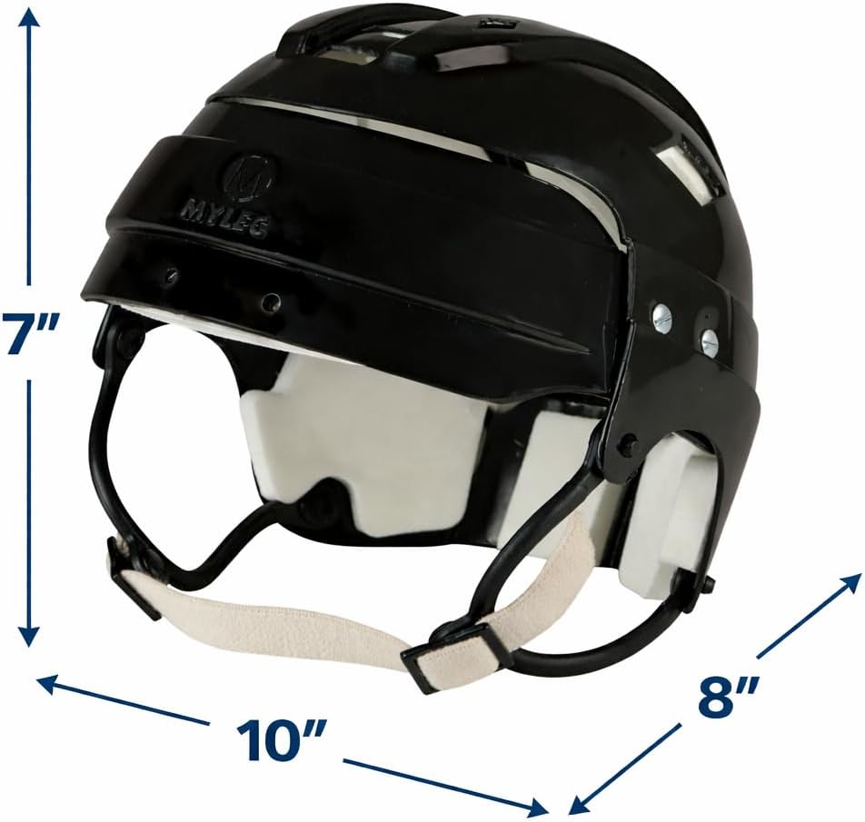 MyLec Pro Helmet with Chin Strap, Lightweight & Durable, High-Impact Plastic, Roller Hockey customer photo 2