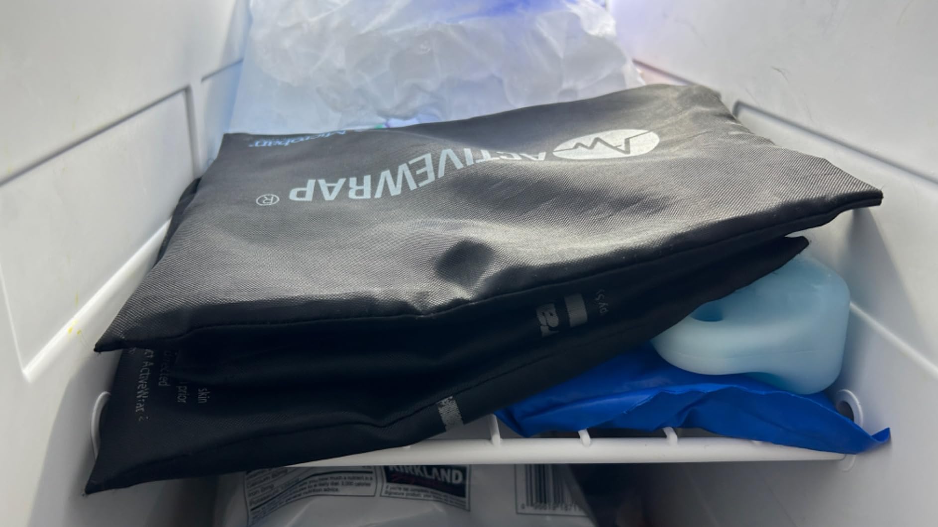 ActiveWrap Knee Ice Pack Wrap - Includes 2 Gel Pads, PT-Designed Ice Wrap for Cold Compression, Injury Recovery & Cooling Brace, Freeze Therapy for Knee Pain, Swelling & Injuries - One Size Fits Most customer photo 1