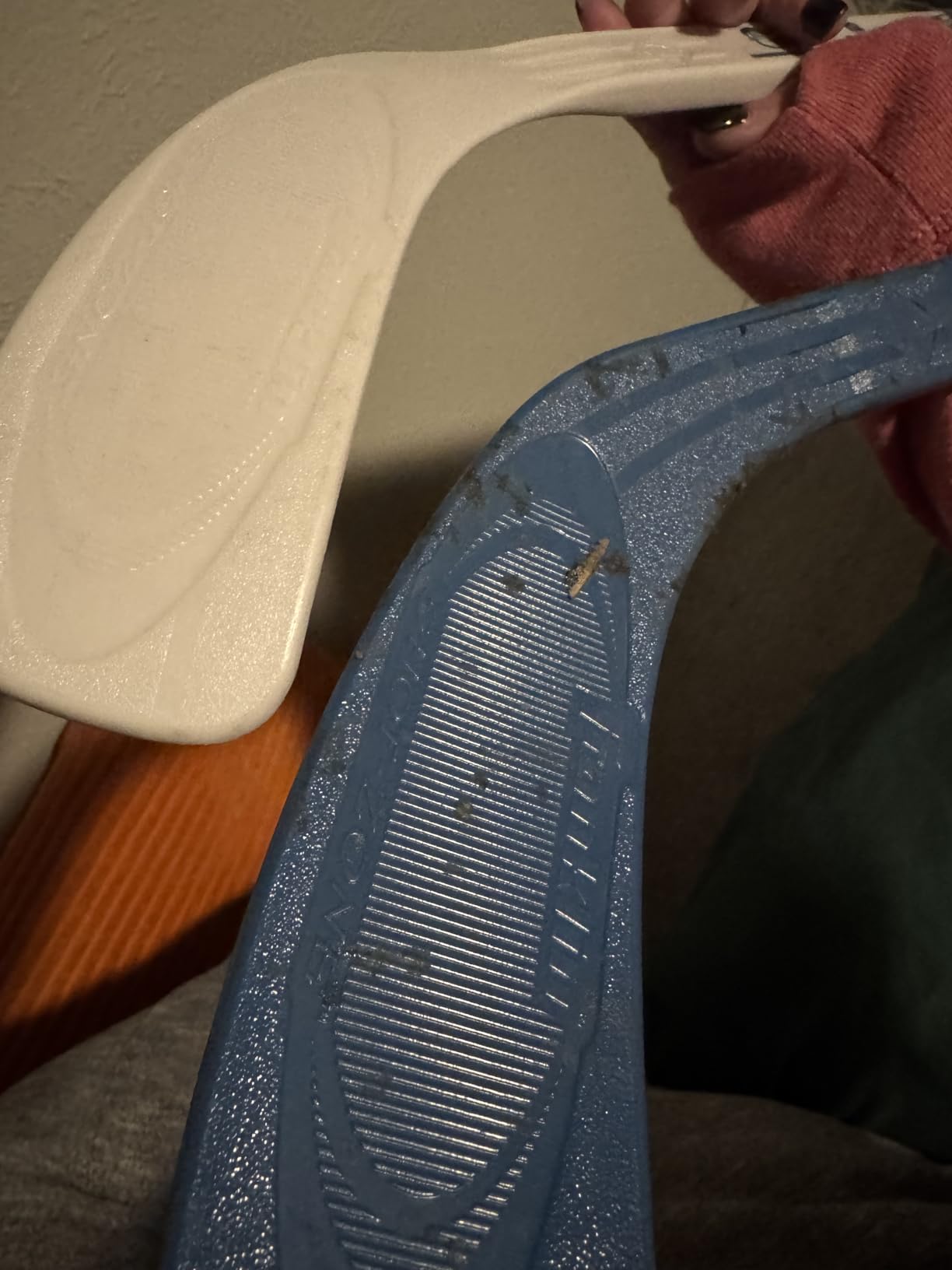 Franklin Sports NHL Mini Hockey Stick Set - NHL Team Knee Hockey Stick and Ball Set - Two Player Stick Set customer photo 2