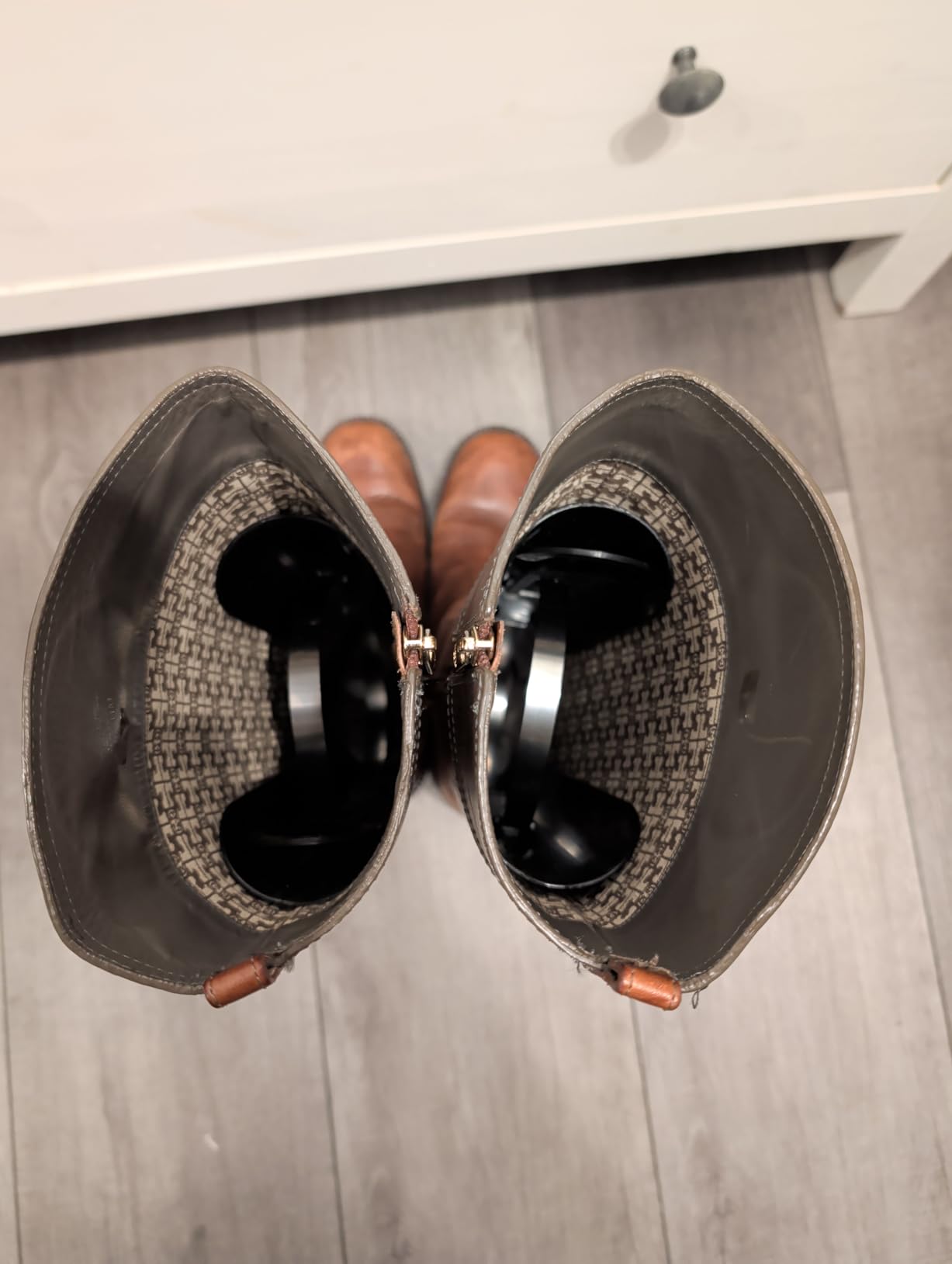 Dial Industries Spring Loaded Tall Boot Shaper Inserts, Black customer photo 1