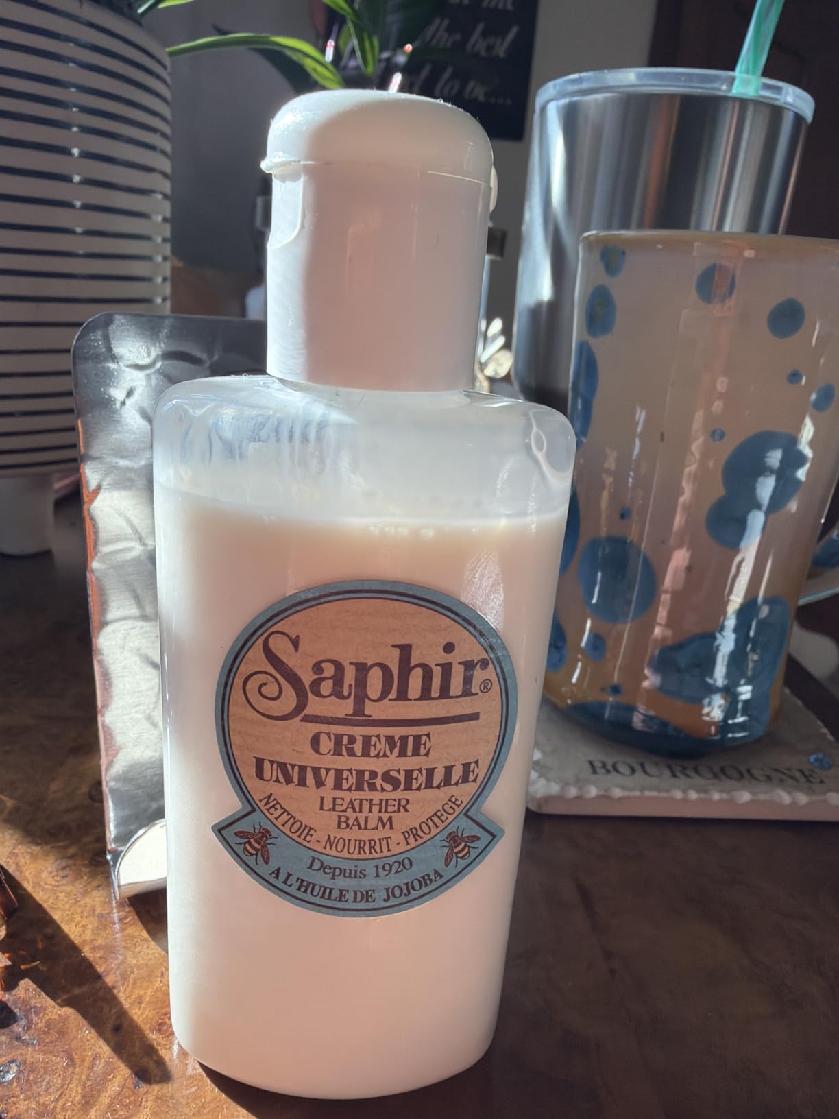SAPHIR Beauté du Cuir Crème Universelle - All-Purpose Leather Balm for Repair with Jojoba Oil & Beeswax - Non-Pigmented Cream customer photo 2