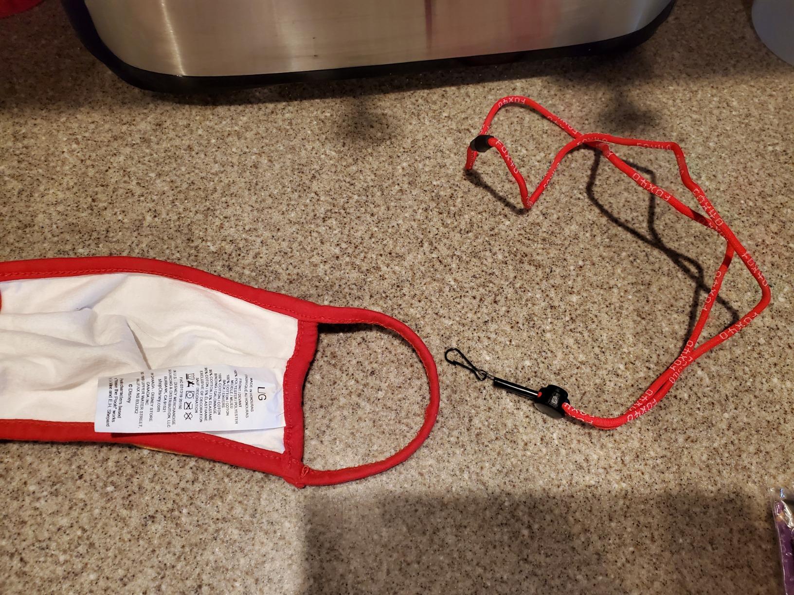 Fox 40 Breakaway Lanyard, Black - 100-0001, Rubber customer photo 2