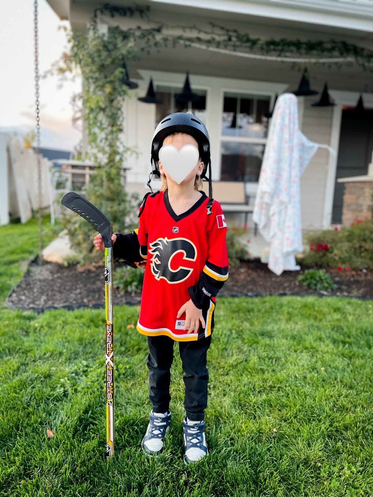 Franklin Sports NHL Kids Street Hockey Stick Set - Includes (2) Youth Street Hockey Sticks + (1) Outdoor Roller Hockey Ball - Perfect Hockey Starter Set for Kids customer photo 2