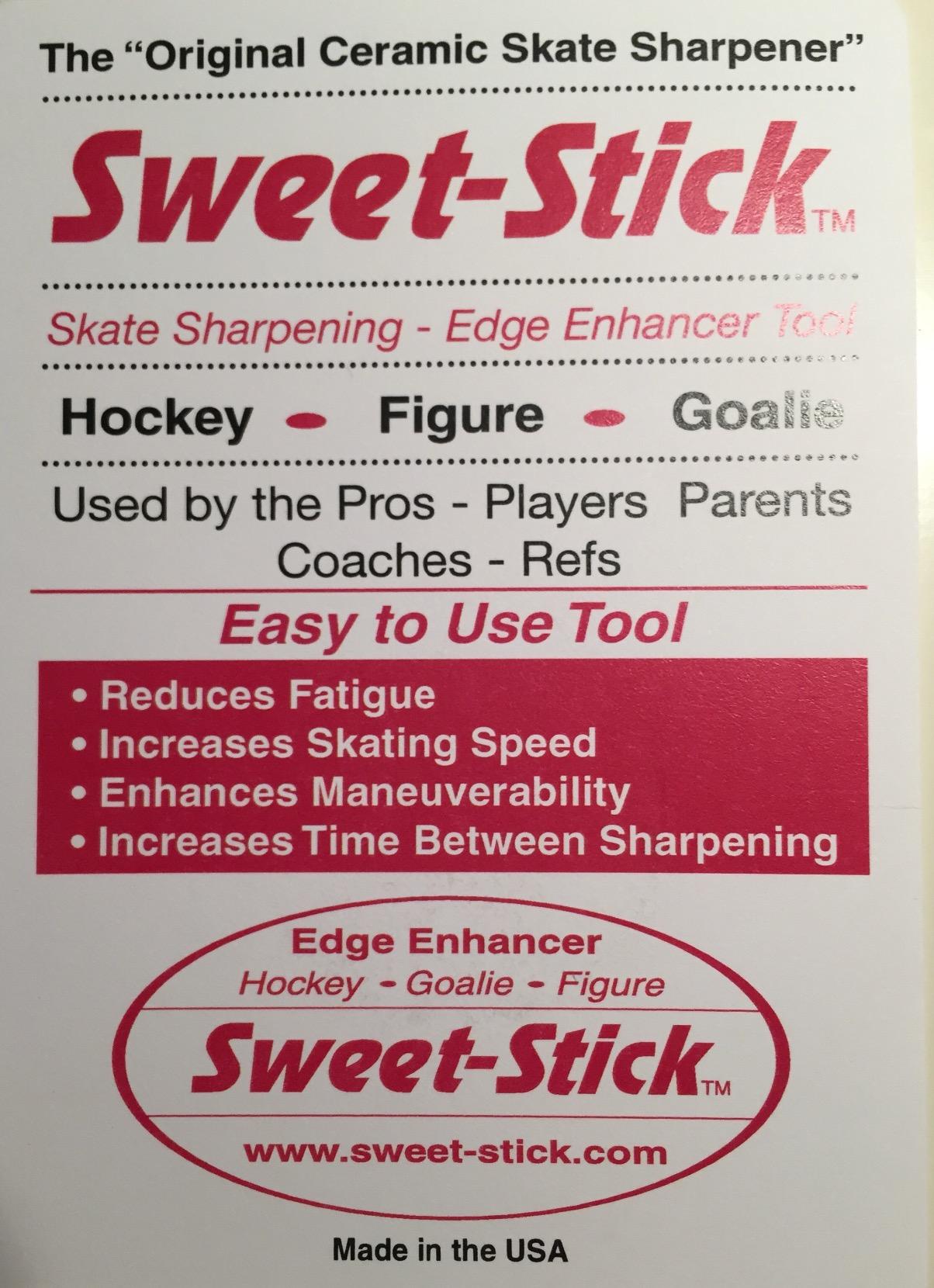 Proguard Sweet Stick Skate Edge Enhancer | Skate Blade Sharpener and Deburring Tool for Ice Hockey, Figure and Goalie Skates | All-In-One Skate Sharpening and Deburr Tool customer photo 3