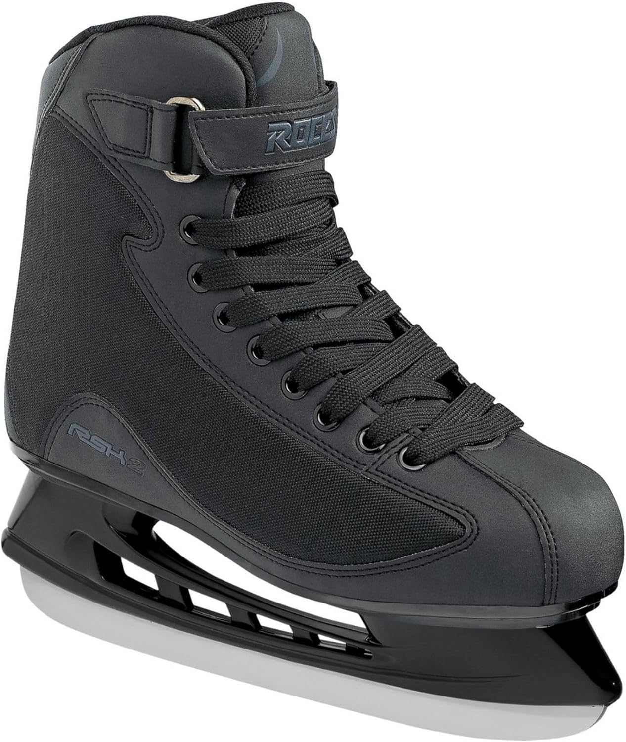 ROCES RSK 2 Ice Skates for Men, Classic Hockey Style Stainless Steel Figure Skates with Lace & Power Strap Closure System & Anatomic Padding Footbed for Comfortable Everyday Wear customer photo 1