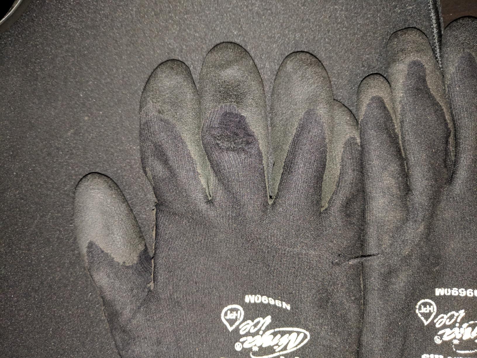 MCR Safety Ninja Ice Gloves, Black, Large customer photo 2