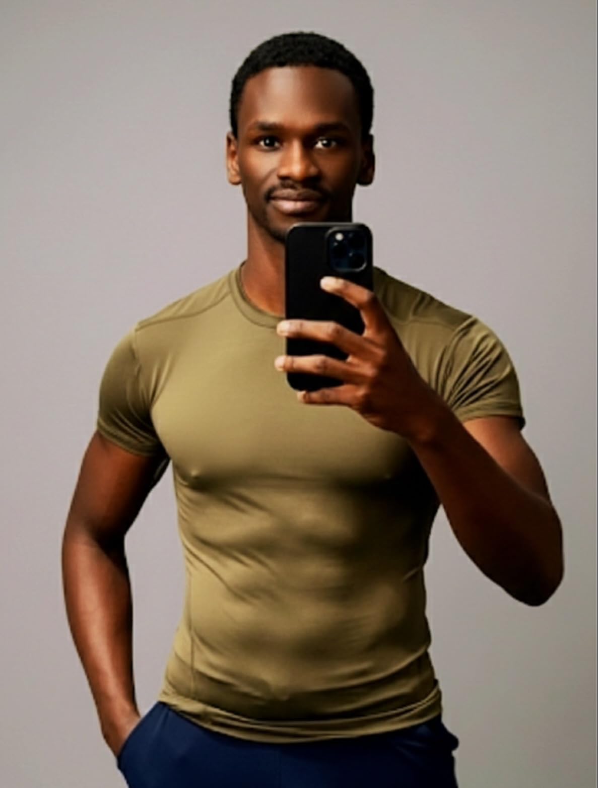 Mens HeatGear Tactical Compression Short-Sleeve T-Shirt customer photo 1
