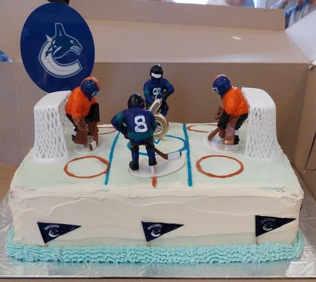 Hockey FaceOff DecoSet Cake Decoration customer photo 2
