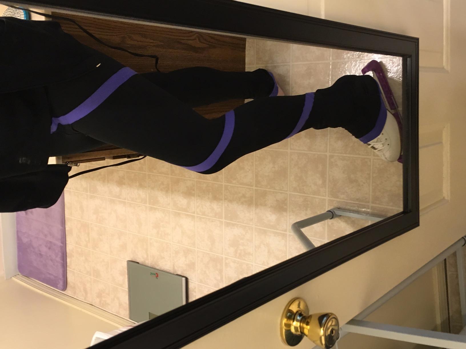 ChloeNoel P06 - Spiral Figure Skating Pants customer photo 1