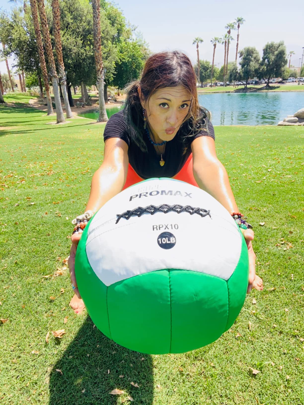 Champion Sports Rhino Promax Wall Balls - Soft Shell Non-Slip Grip for Weightlifting, Plyometrics, Cross Training, & Home Gym customer photo 2