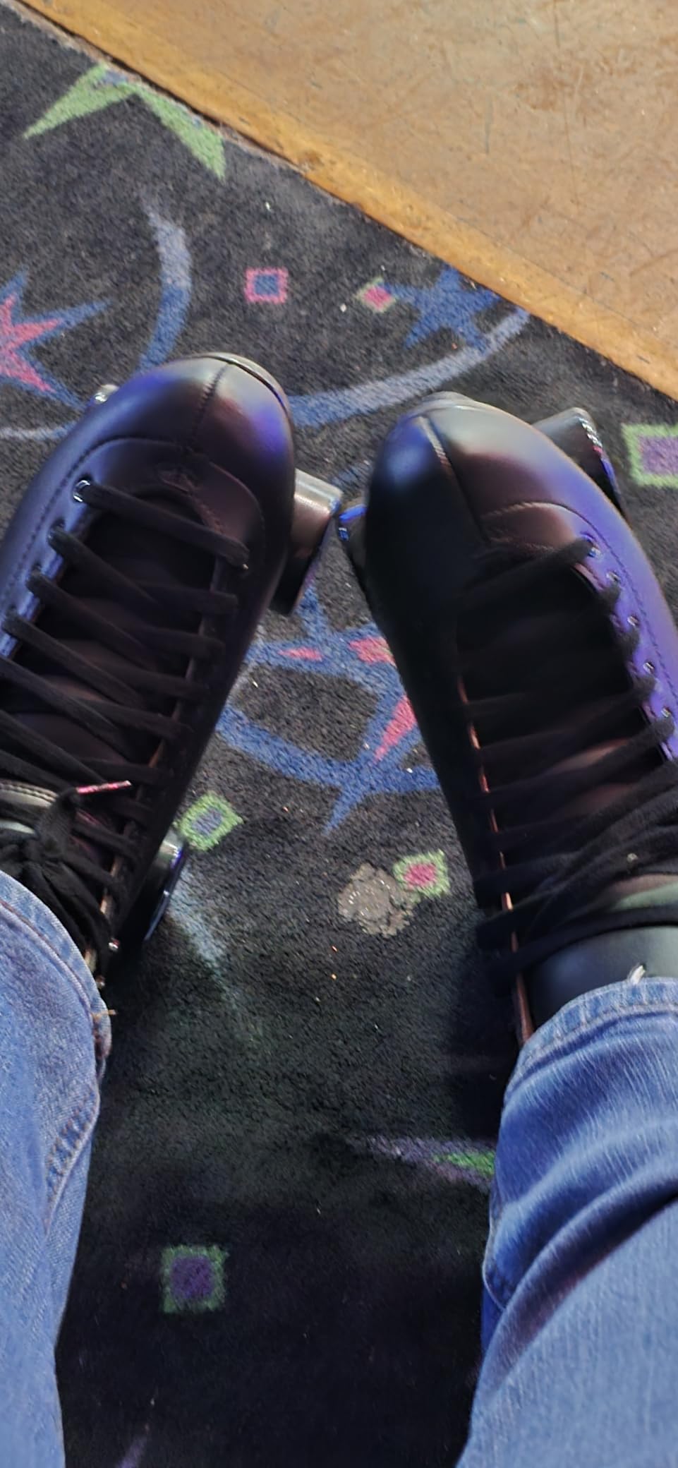 RW Wave Junior Roller Skates - Safe, Durable Indoor Rink Quad Skates for Boys and Girls with Padded Liner and Full-Precision Bearings customer photo 2