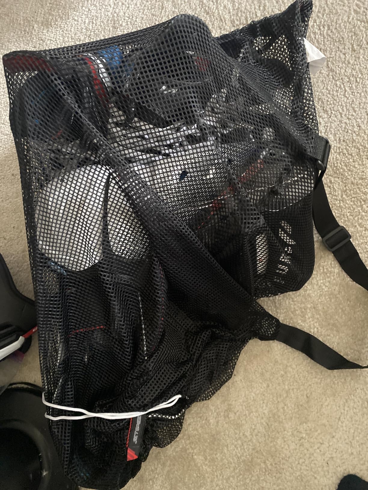 Champion Sports Mesh Equipment Bag - Heavy-Duty Nylon Drawstring Bag with Lock & ID Tag, Breathable Storage Sack for Balls, Swim Gear, Laundry & Toys, Multiple Sizes & Colors customer photo 2