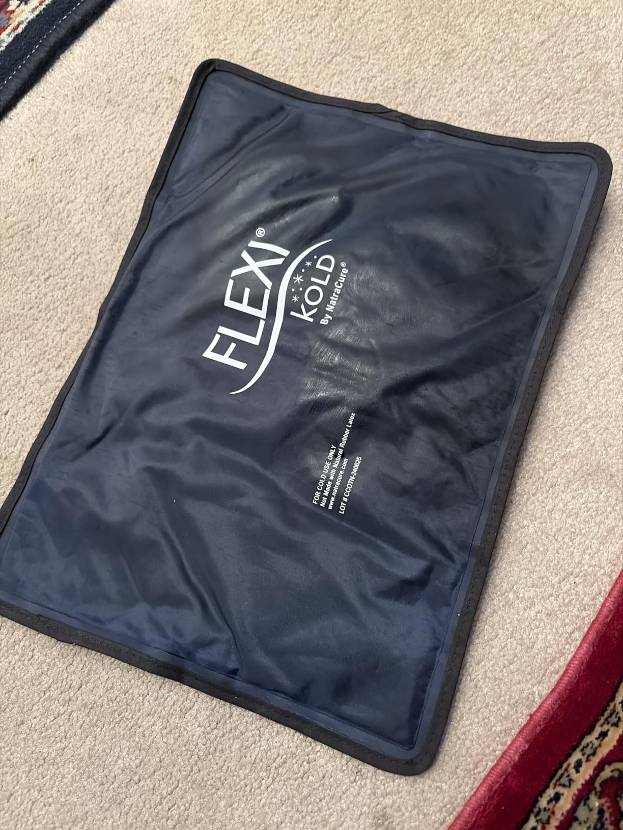 FlexiKold Gel Soft Flexible Ice Packs for Injuries - Reusable Freezer Cold Pack, Cold Compress & Cooling Gel Pad for Face, Shoulder, Hip, Leg, Arm, Ankle & Foot Injury - Medium - 7.5