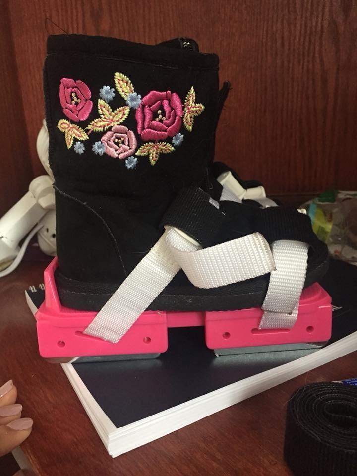 American Athletic Shoe Adjustable Double Runner Ice Skates customer photo 2