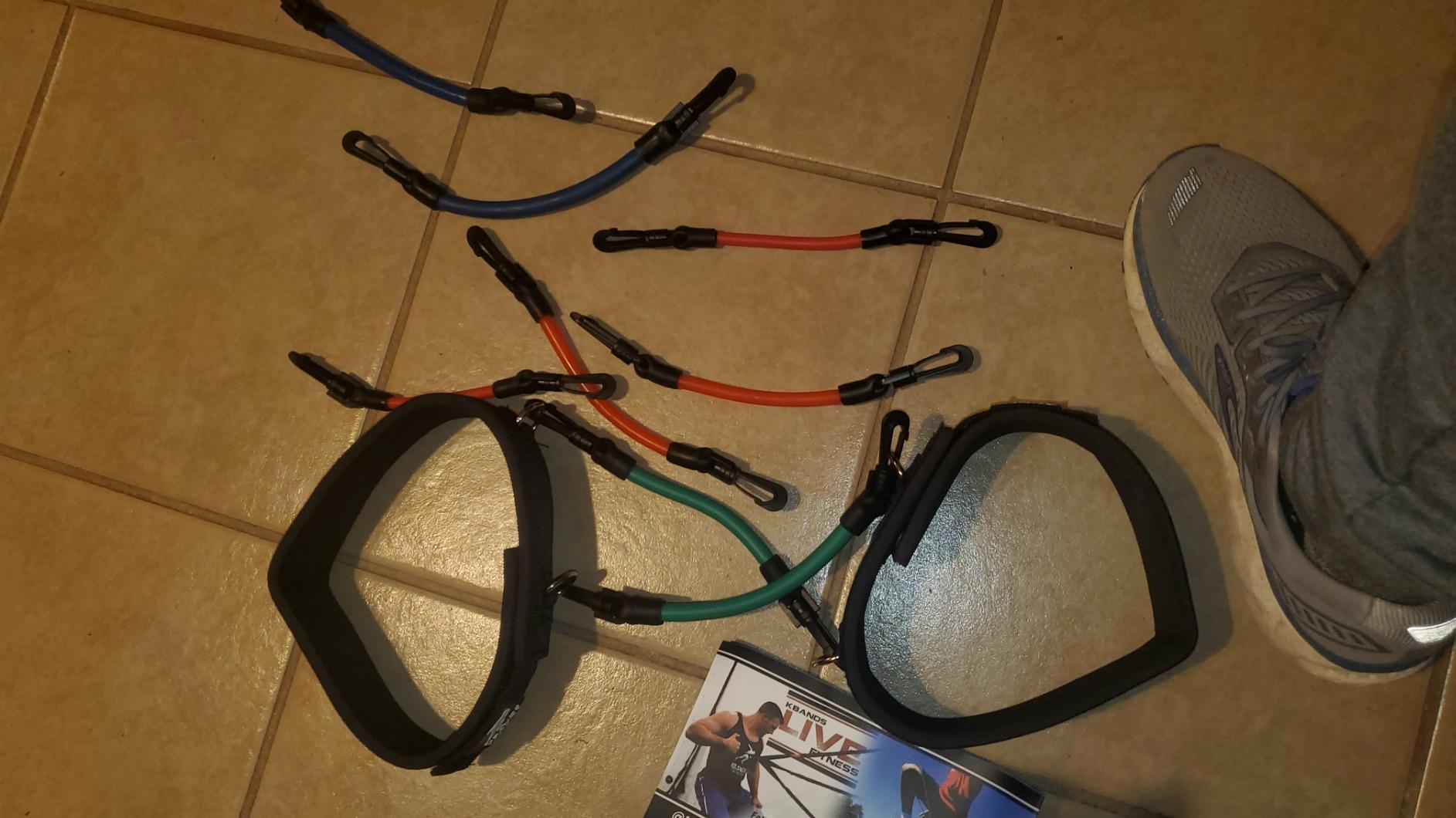 Kbands Speed and Strength Leg Resistance Bands | Includes Speed 101 and Agility FX Digital Training Programs - Sizes for Youth, Intermediate, and Advanced Athletes customer photo 2