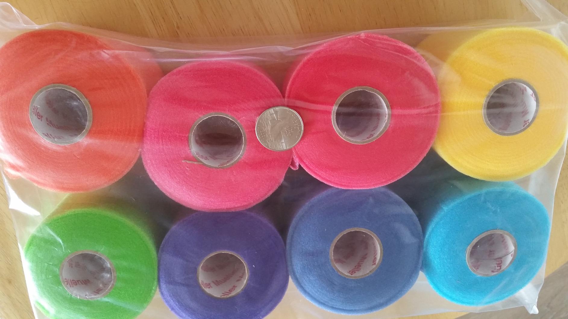 Mueller Rainbow Pack of Sports Pre-Wrap (8 Colors!),30 Yards,Rainbow customer photo 2