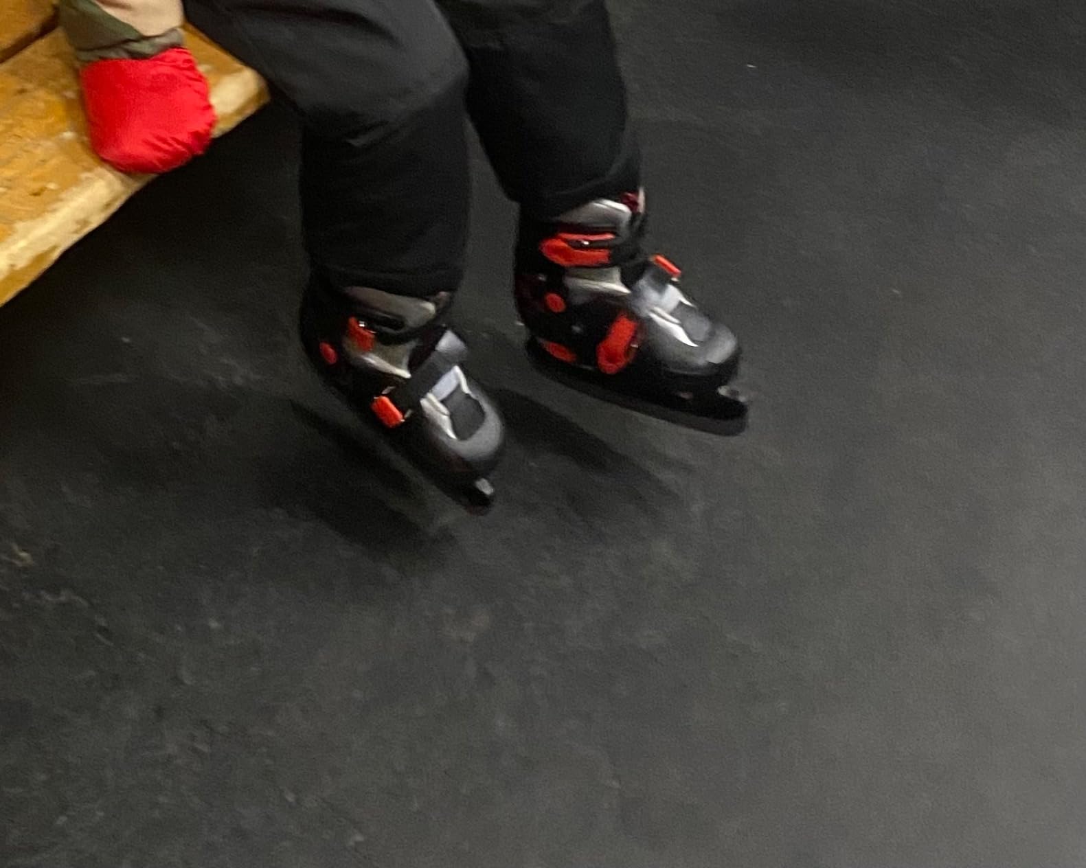 American Athletic Cougar Softboot Boys Ice Skates - Adjustable Ice Hockey Skates with Removable Liner customer photo 1