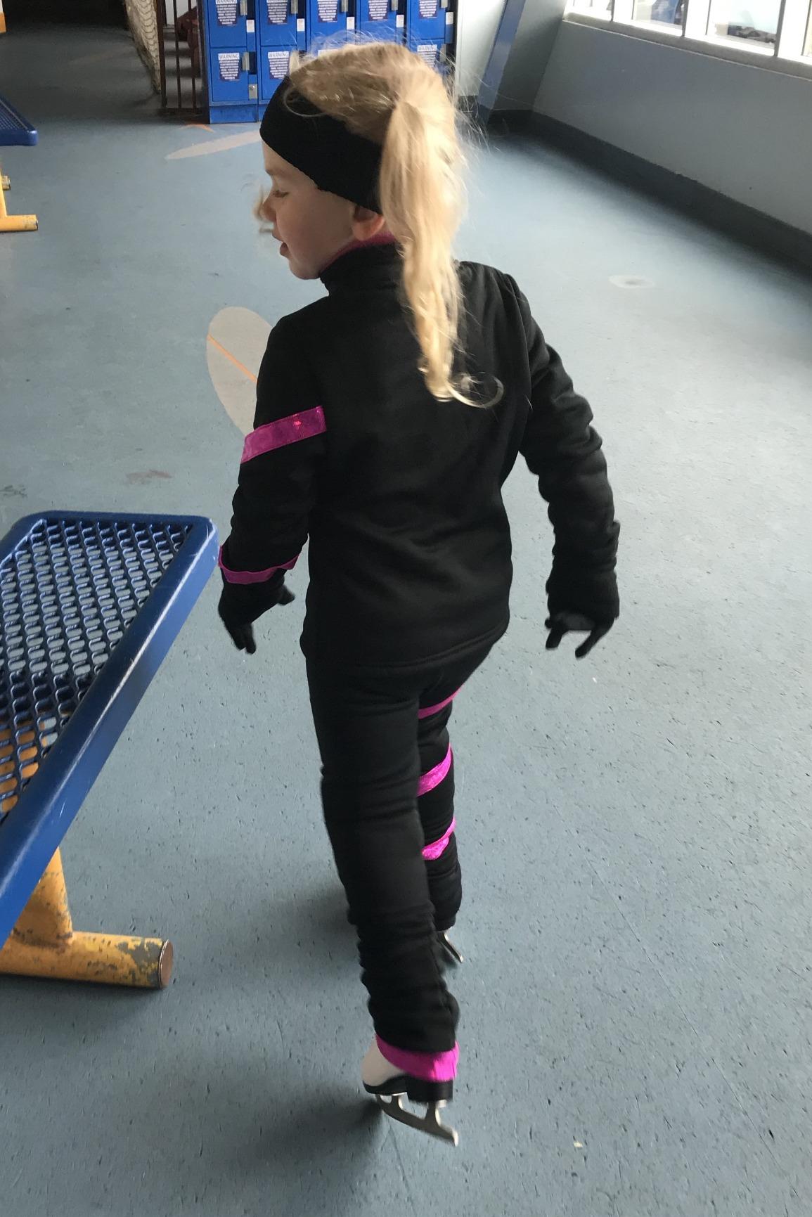 Figure Skating Polartec Polar Fleece Spiral Jacket - Child Sizes customer photo 2