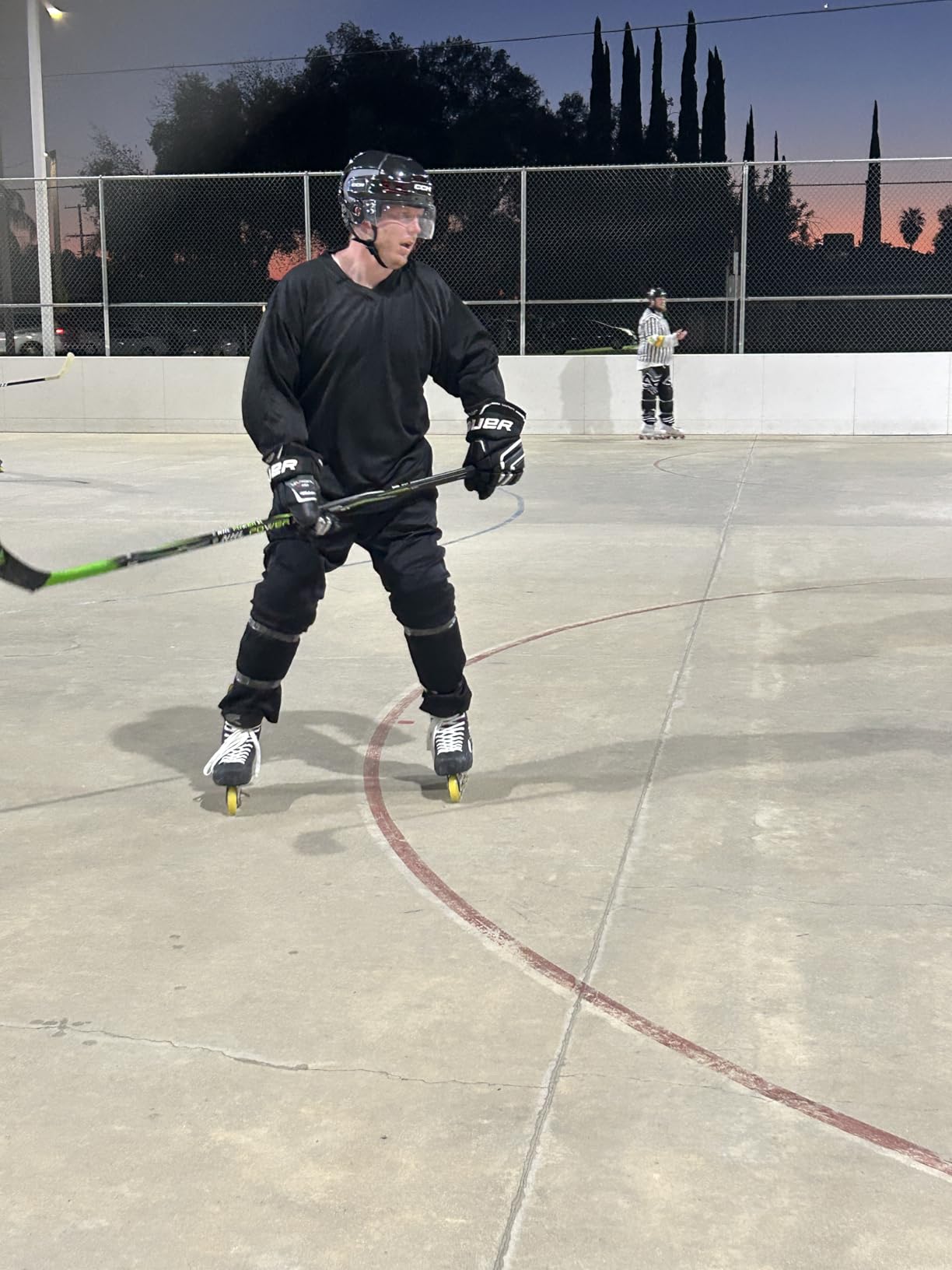 TronX S30 Straight-Cut Hockey Helmet Clear Visor (Anti-Scratch/Anti-Fog) CE Certified customer photo 1