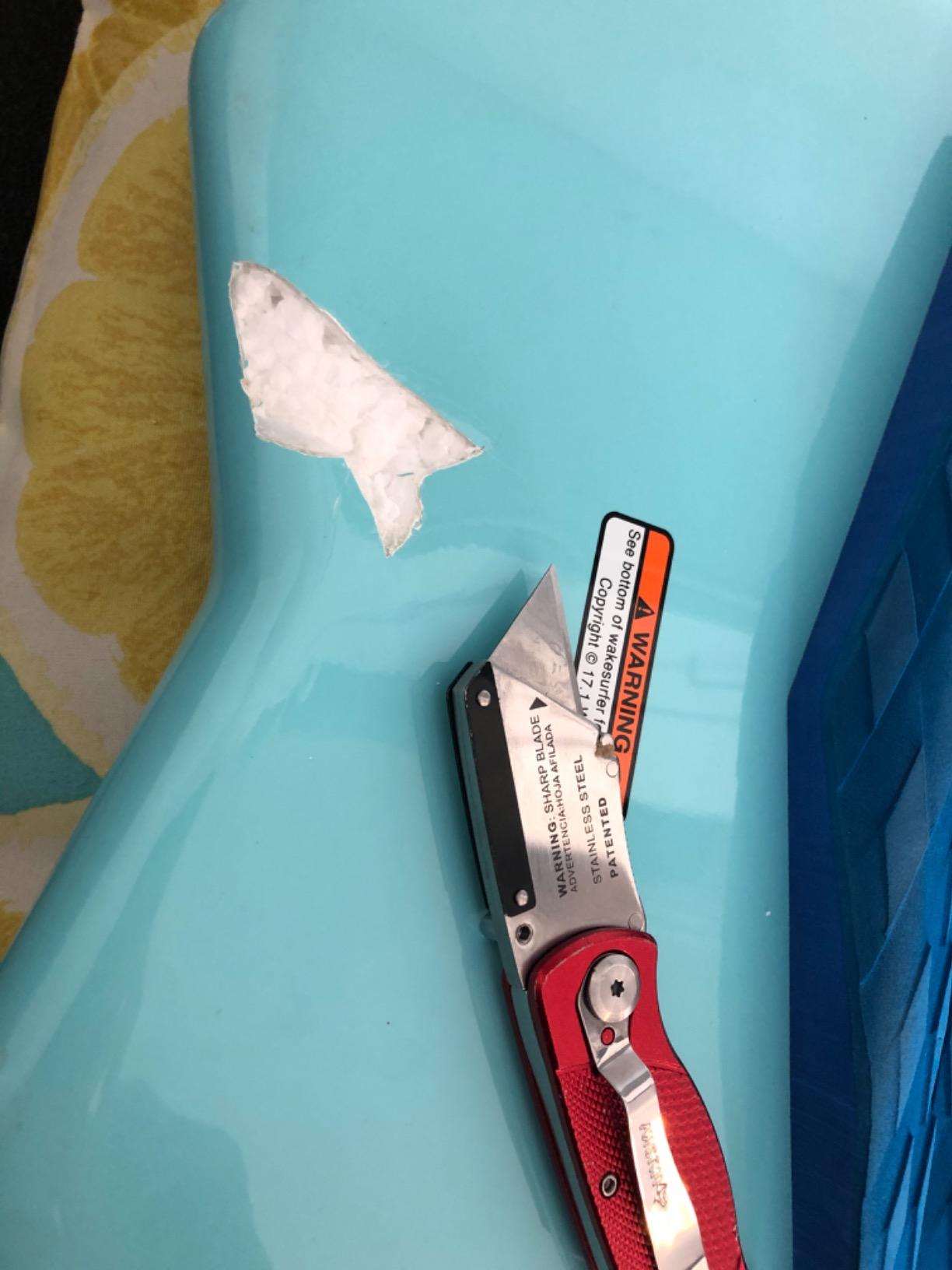 Ding All Super Stand Up Paddle Board (SUP) Epoxy Repair Kit with a Superior, Eco-Friendly and Non Yellowing Formula for Small to Medium Ding Repairs customer photo 2