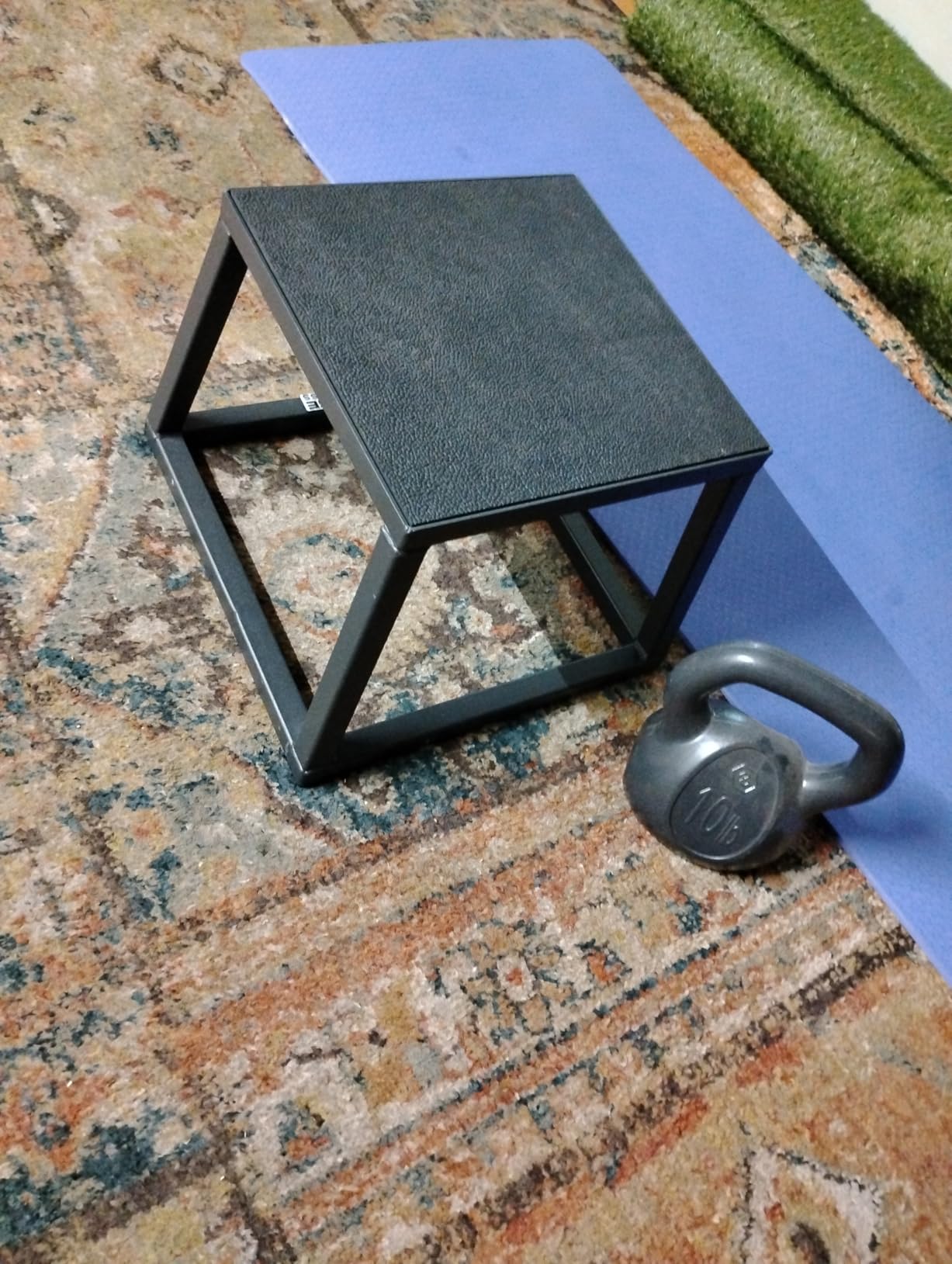 Rage Fitness Steel Plyo Box 12-18-24 Inch High Anti-Slip Pre-Assembled Plyometric Jump Box for Home Gym Conditioning and Strength Training (Sold Individually) Plyometric Platform Step customer photo 2