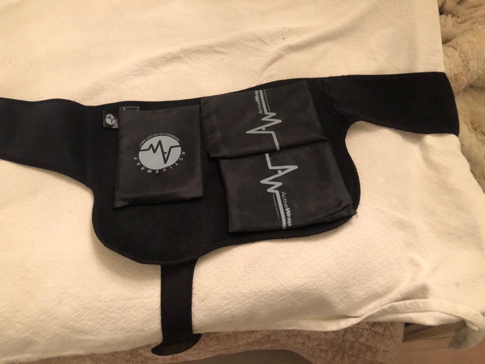 ActiveWrap - PT-Designed Hip Ice Pack Wrap for Pain, Post-Surgery Comfort, Hip Flexors & Muscle Support, Reusable Large Gel Pack with Compression Wrap for Hot & Cold Compression, One Size Fits Most customer photo 1