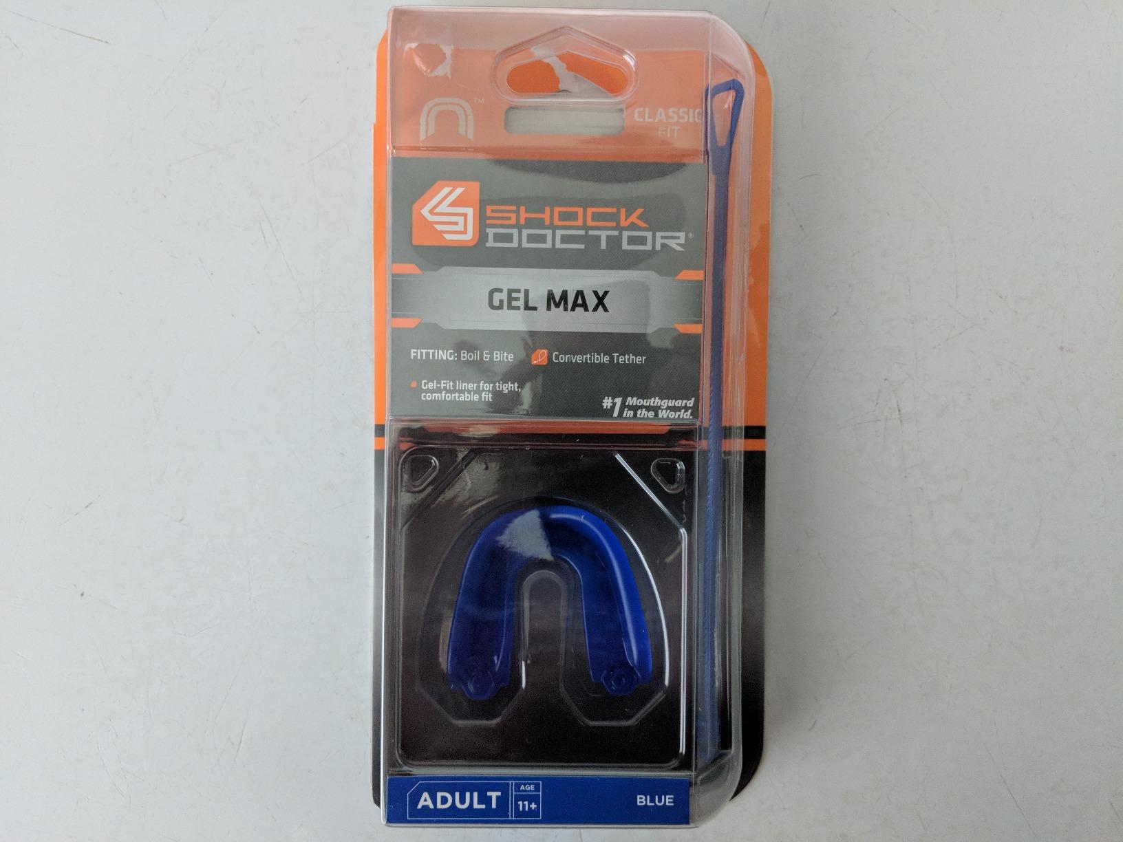 Shock Doctor Mouth Guard Sports, Hockey, Lacrosse, Baseball, Wrestling Moutguard, Gel Max Heavy Duty Protection & Custom Fit, Football Mouth Guard with Strap, Adult & Youth Mouthguard customer photo 2