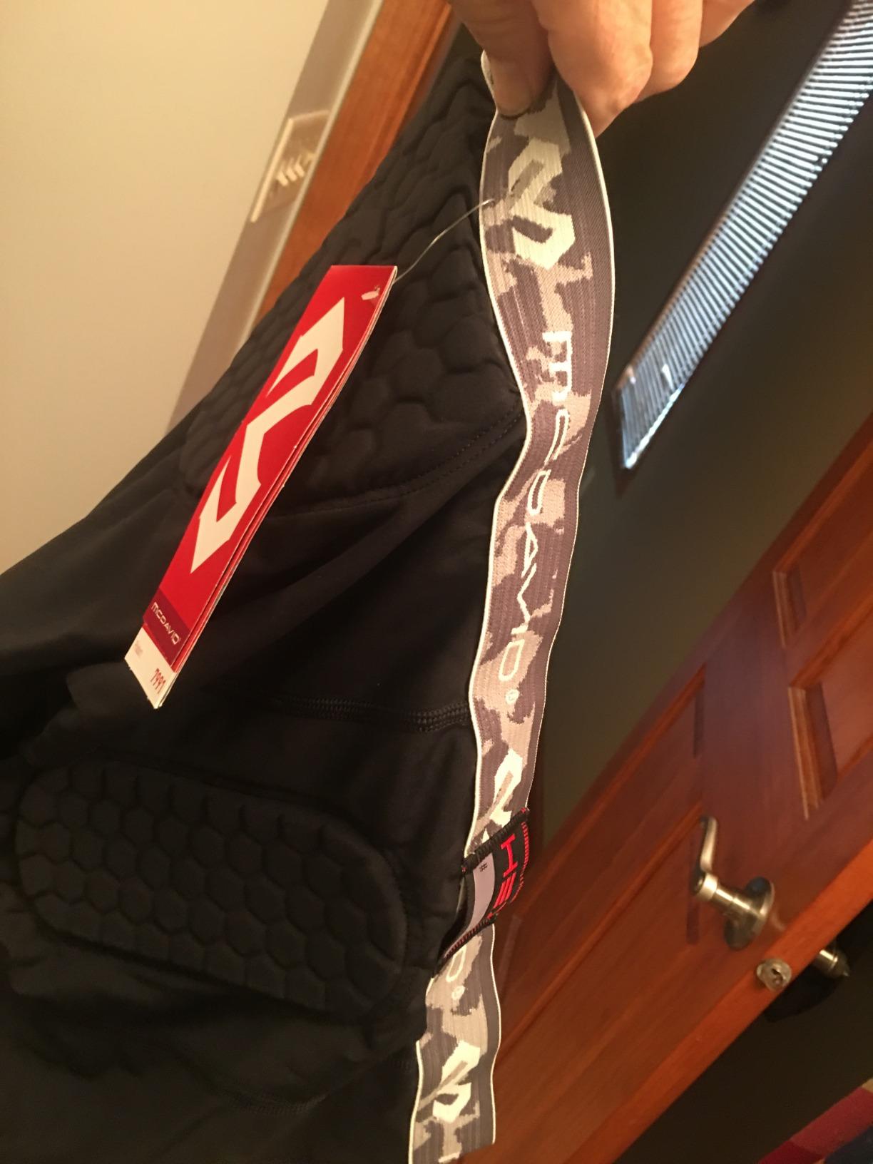 McDavid Compression Padded Shorts with HEX, Hip, Tailbone, Thigh Pads - Girdle Tights for Football, Hockey, Basketball-Unisex customer photo 2