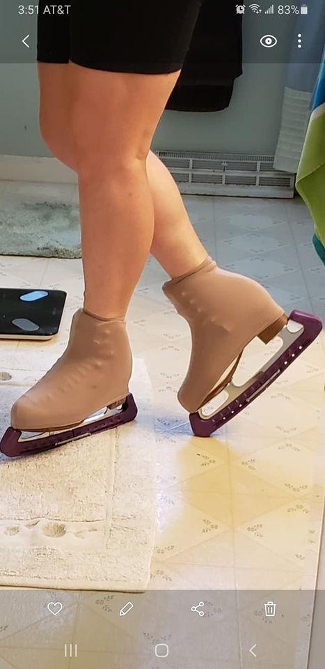 ChloeNoel B01 Boot Cover Beige customer photo 2