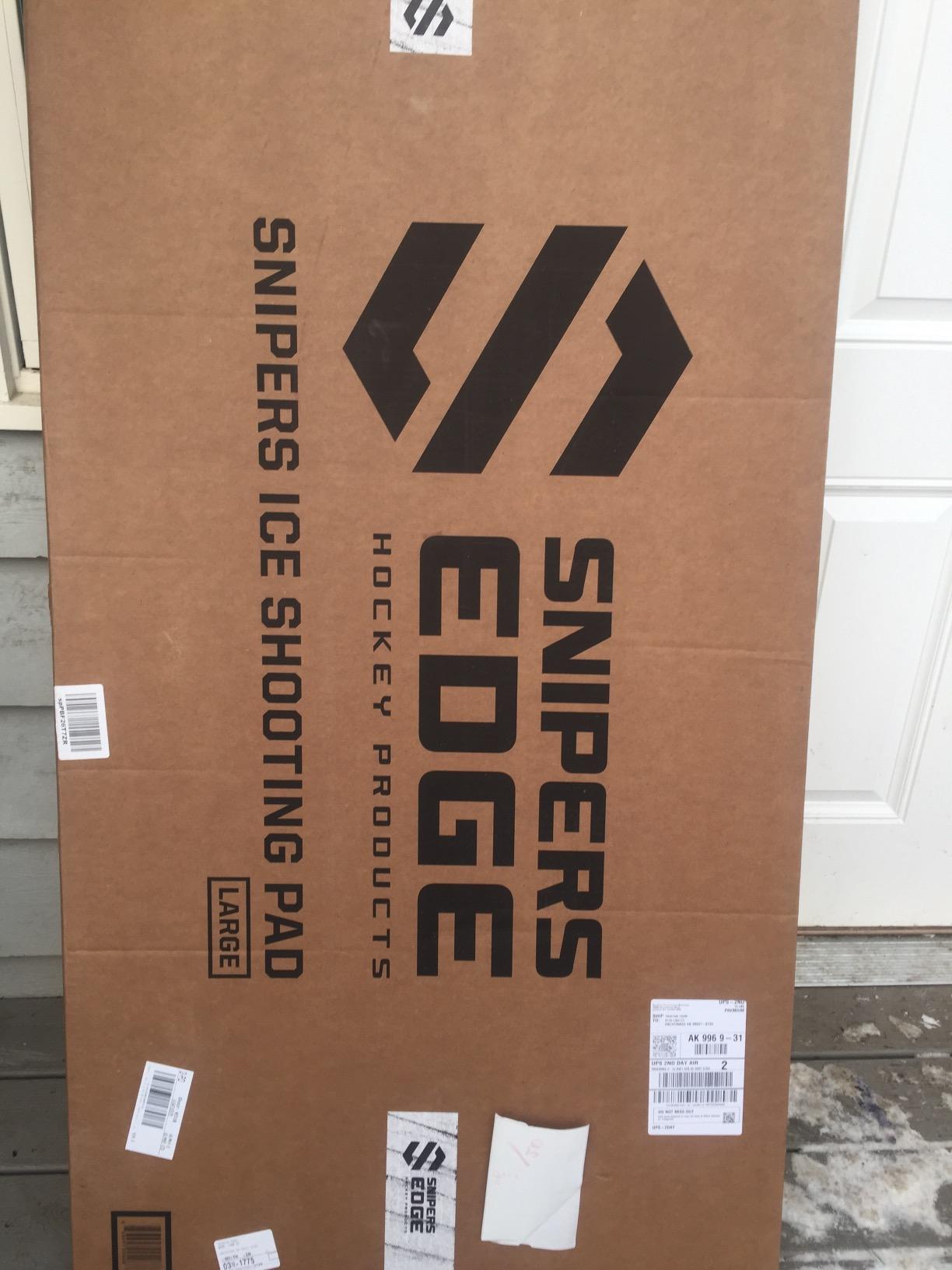 Snipers Edge Hockey - Hockey Shooting Pad - Simulates Real Ice, Heavy Duty, Weather Proof Coating, Portable and Convenient customer photo 1