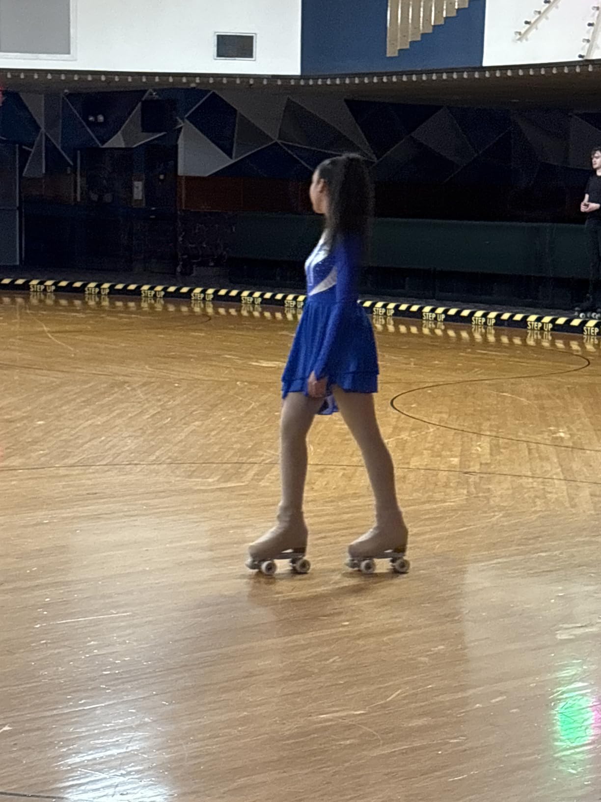 ChloeNoel Figure Skating Tan Over The Boot Tights TB8832 customer photo 1