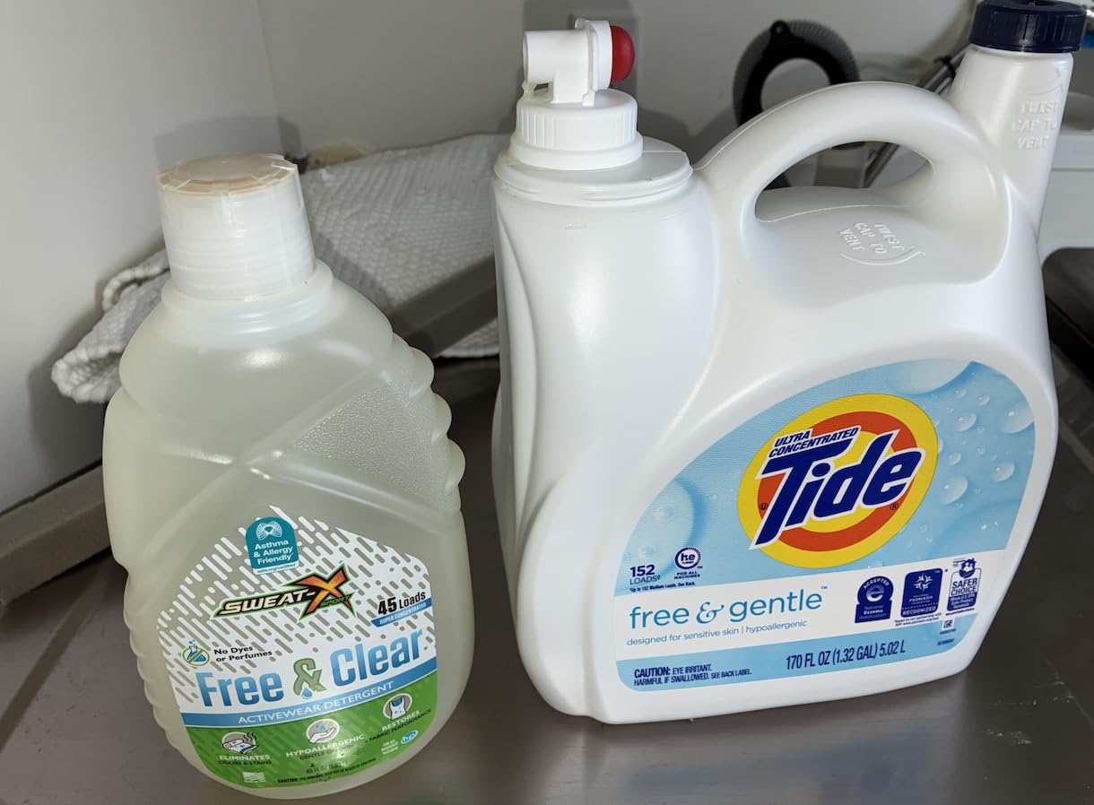 SWEAT X Original Activewear Laundry Detergent Liquid - Natural Washing Detergent for Activewear & Gym Clothes - Non Toxic Laundry Detergent for Sensitive Skin - Concentrated, 45 Loads (1 Bottle) customer photo 1