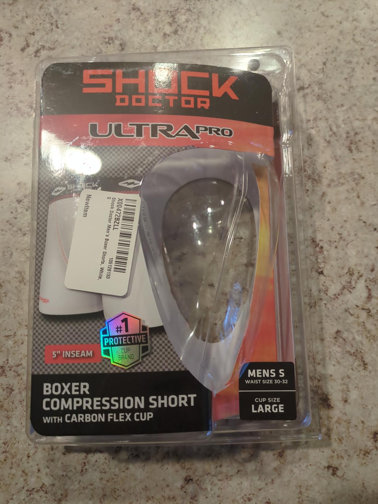 Shock Doctor Men's Ultra Pro Boxer Compression Short With Ultra Cup, Moisture Wicking Vented Protection customer photo 1