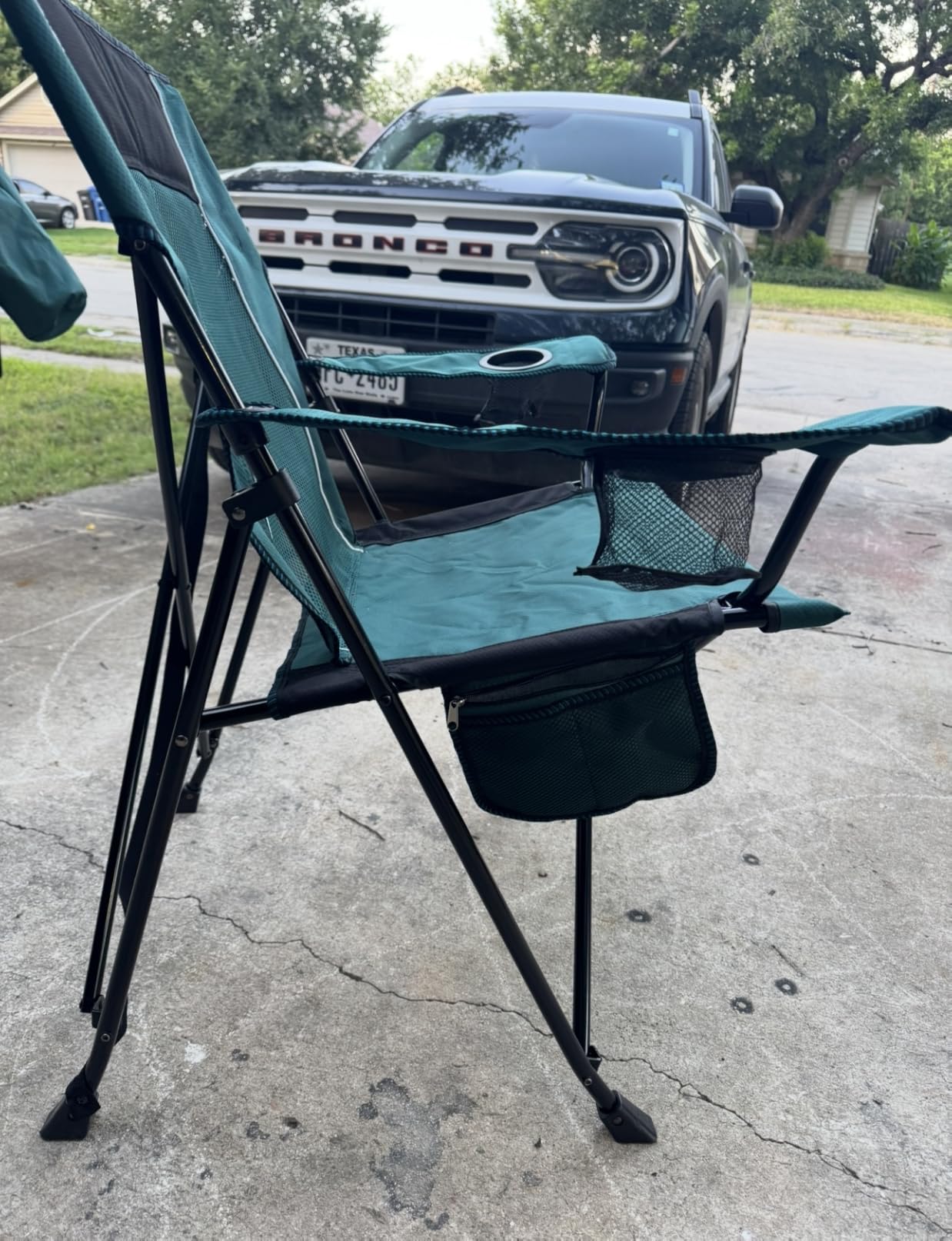 Kijaro Dual Lock Portable Camping Chairs - Enjoy the Outdoors with a Versatile Folding Chair, Sports Chair, Outdoor Chair & Lawn Chair - Dual Lock Feature Locks Position - Kawachi Purple customer photo 2