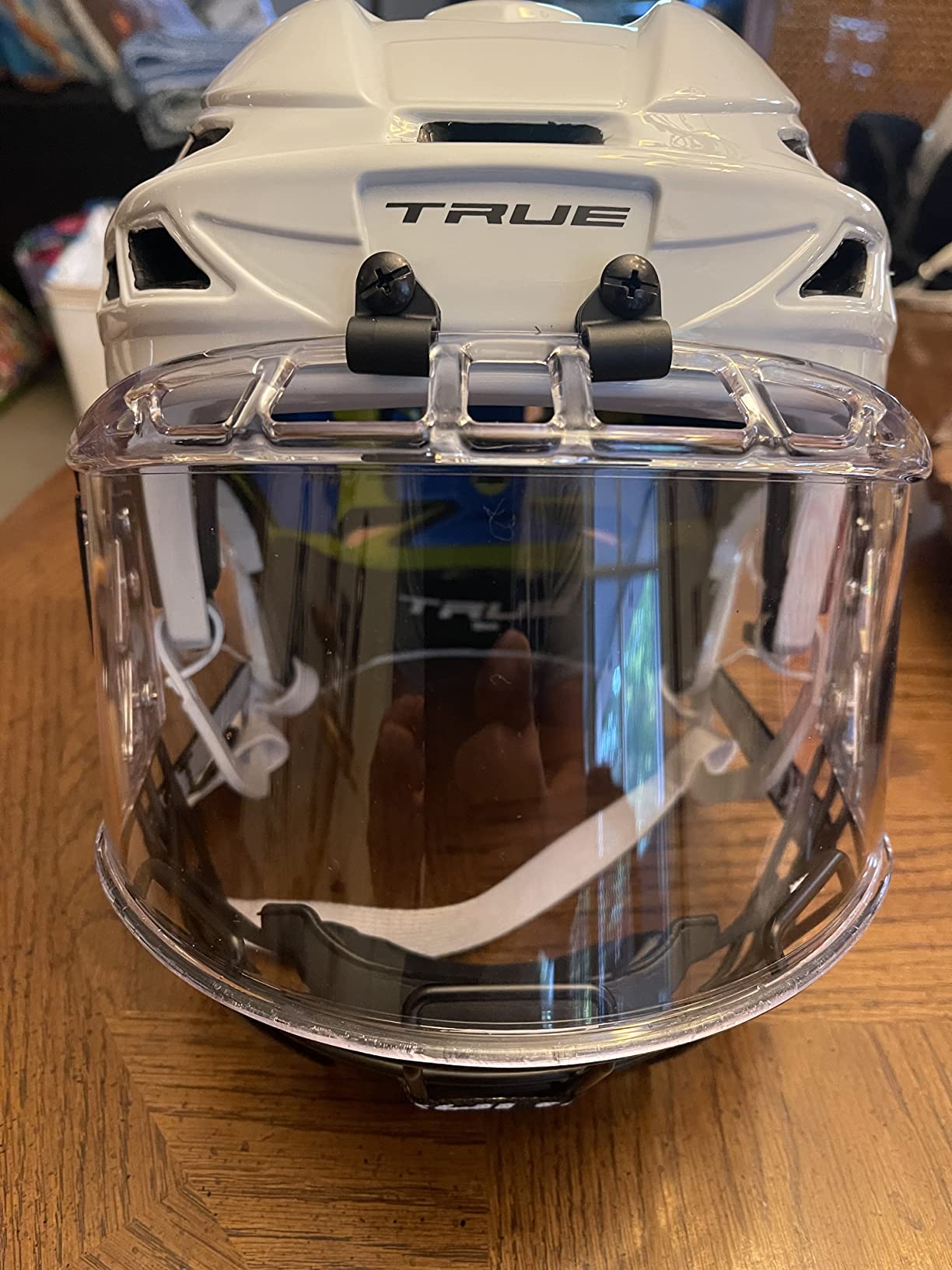 TronX S920 Senior Full Hockey Helmet Cage & Shield Clear Certified Anti-Fog/Anti-Scratch Combo Hybrid customer photo 2