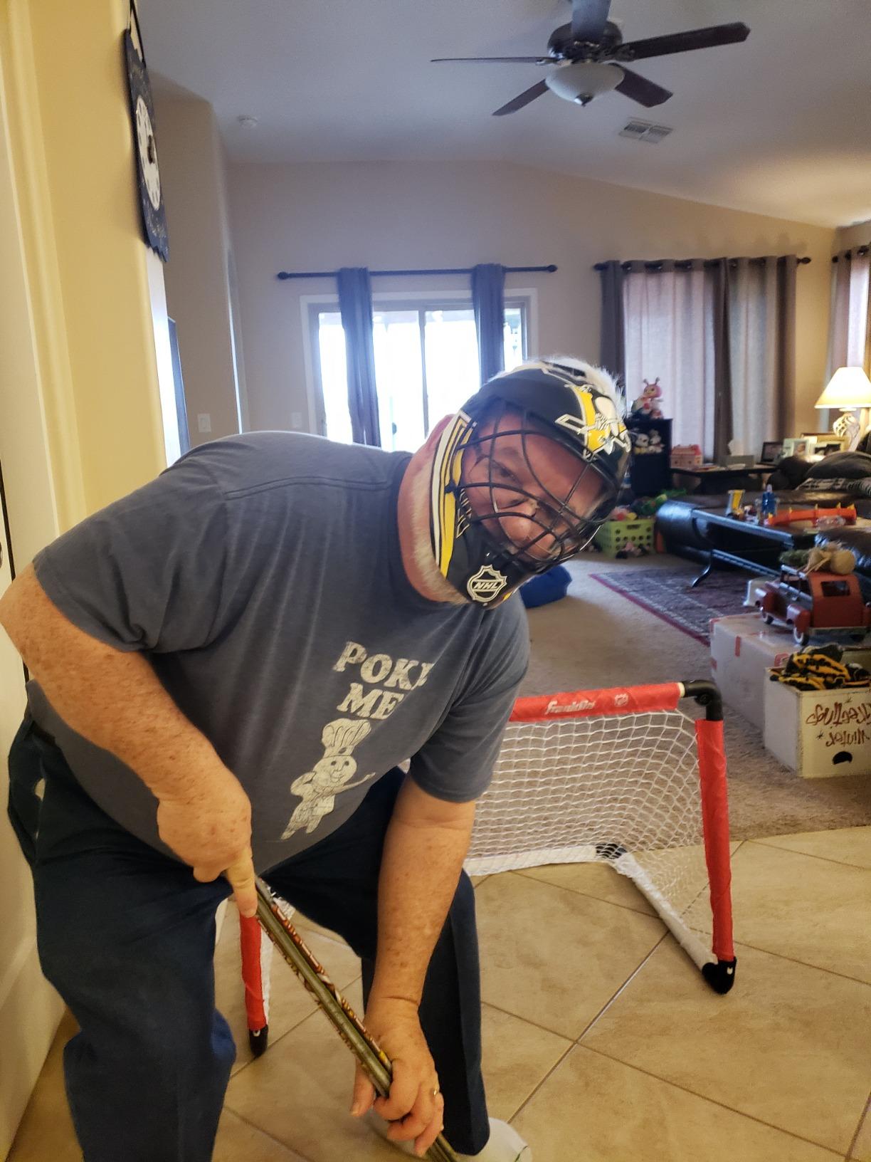 Franklin Sports NHL Goal and 2 Stick Set customer photo 2