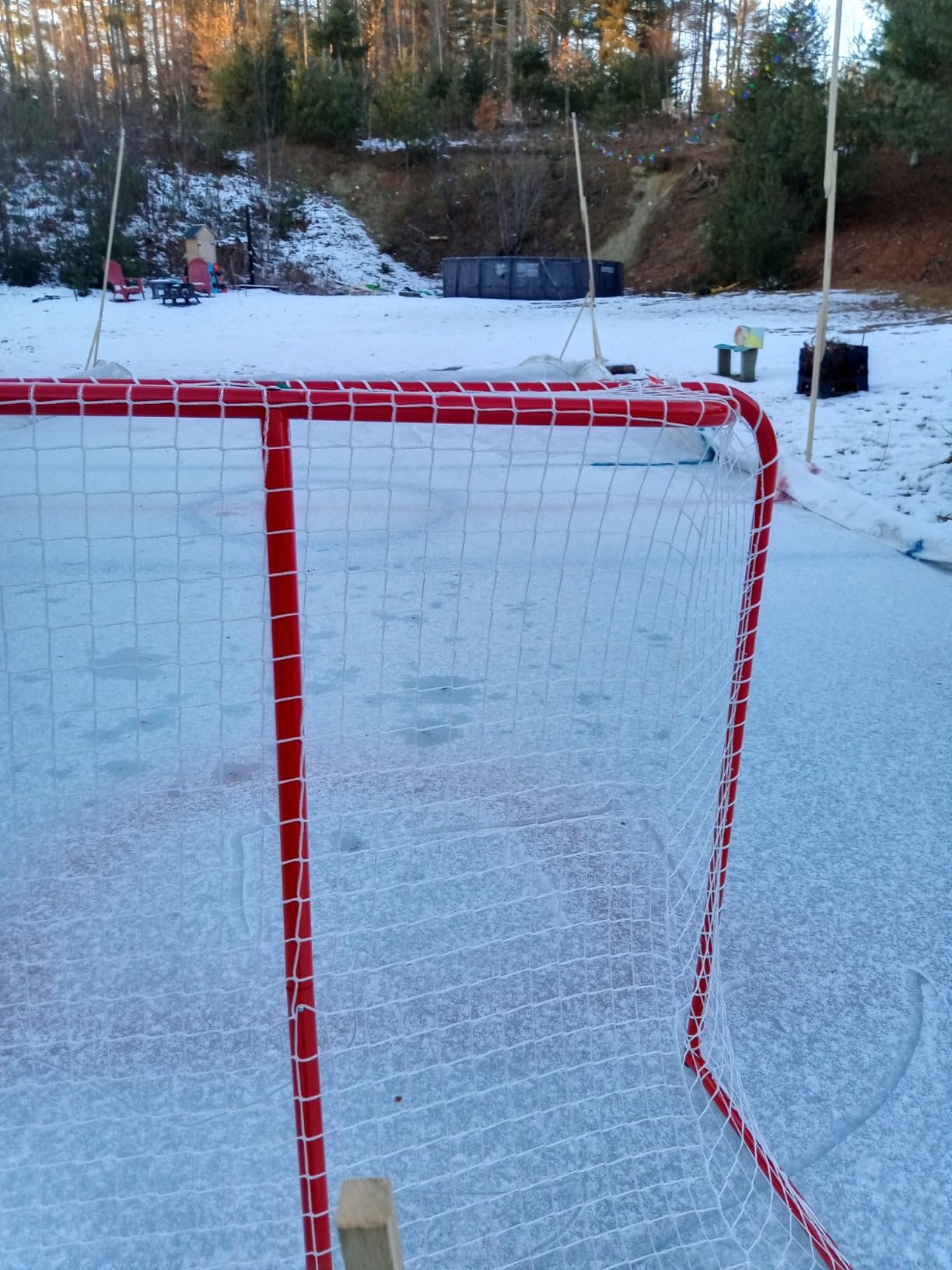 Franklin Sports Youth Street Hockey Net - Indoor Outdoor Steel Hockey Goal for Kids Roller Street - 54