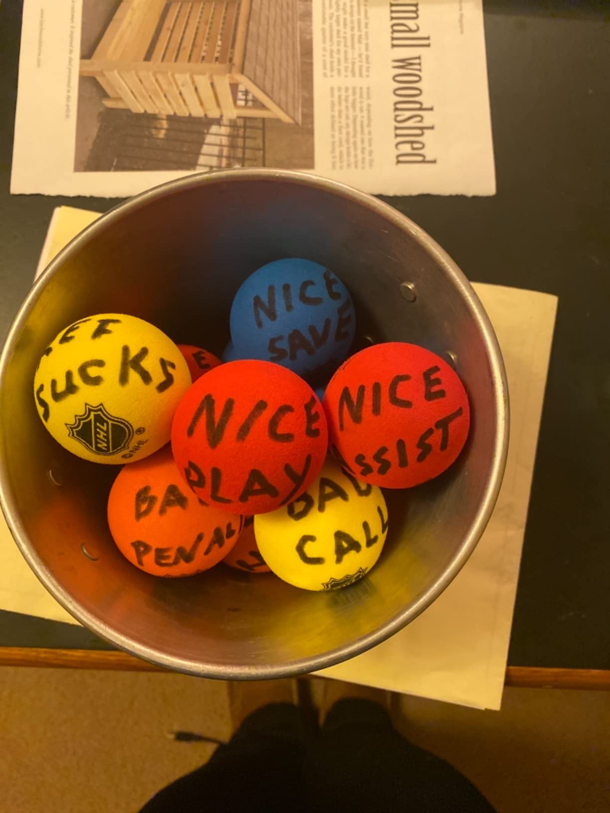 Franklin NHL Foam Mini Hockey Balls -12 Pack customer photo 2