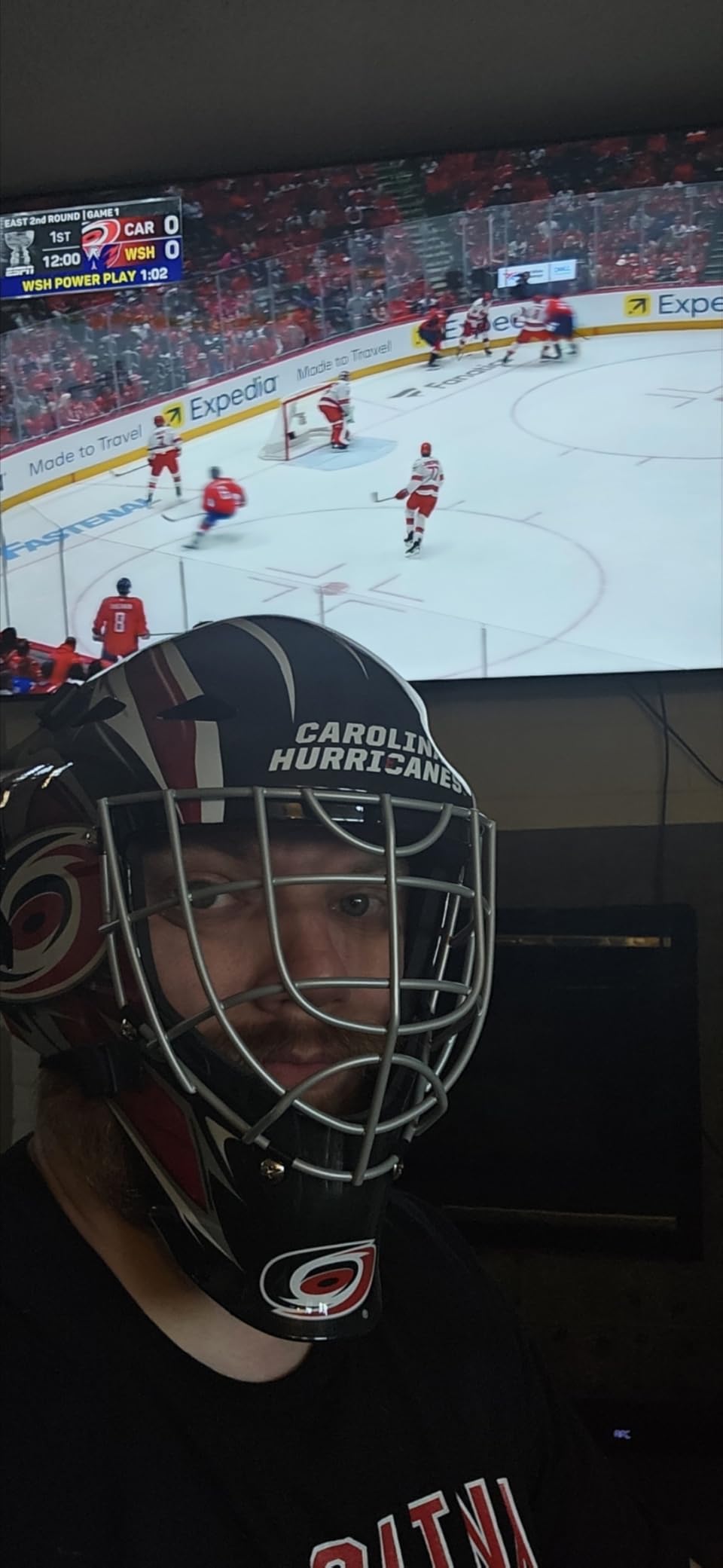 Franklin Sports Team Licensed NHL Hockey Goalie Face Mask - Goalie Mask for Kids Street Hockey - Youth NHL Team Street Hockey Masks customer photo 1