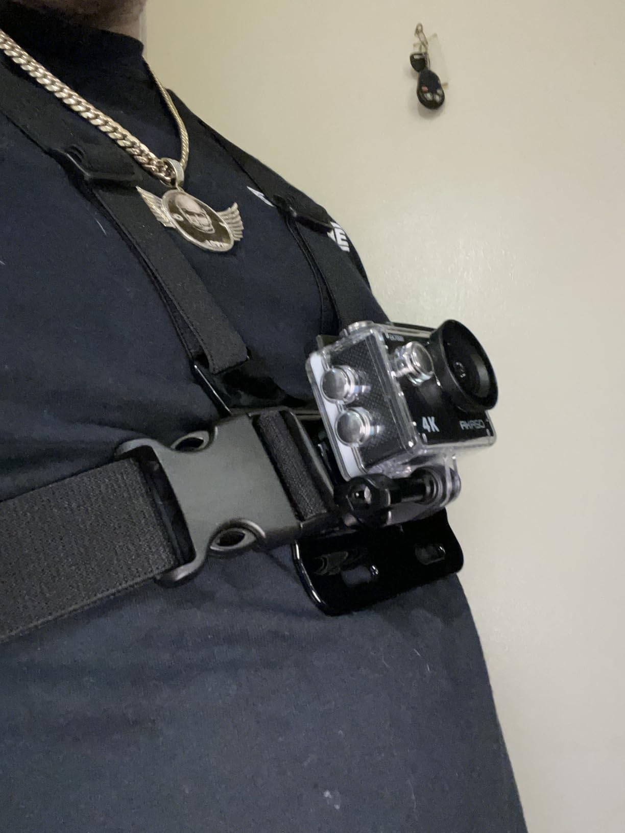 Chest Mount Strap Harness Chesty Body Mount Compatible with GoPro Hero 13, 12, 11, 10, 9, 8, 7, 6, 5, 4, Session, 3+, 3, 2, 1, Max, Hero (2018), AKASO, DJI Osmo Action Cameras customer photo 1