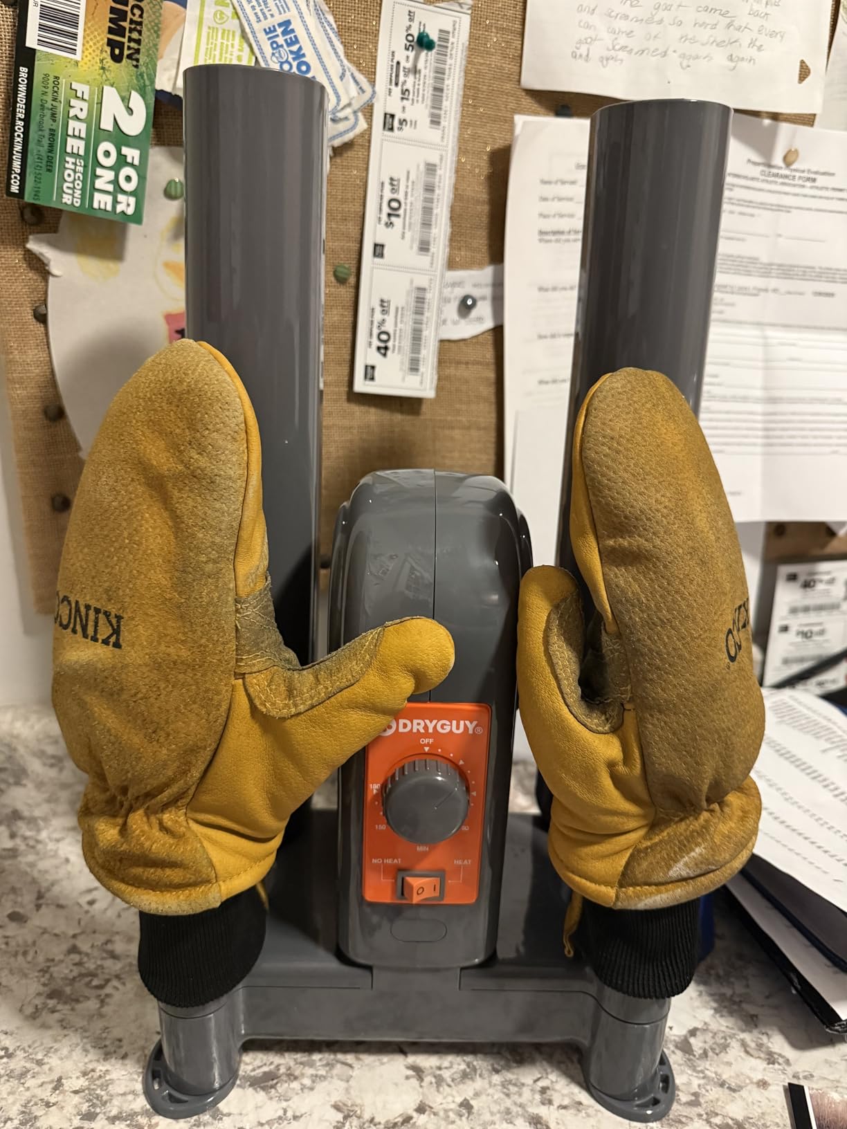 DryGuy Shoe, Boot, Garment & Gear Electric Dryer, Quick Drying for Ski, Work, Sports Equipment - 4 Port, Heat + Fan customer photo 1