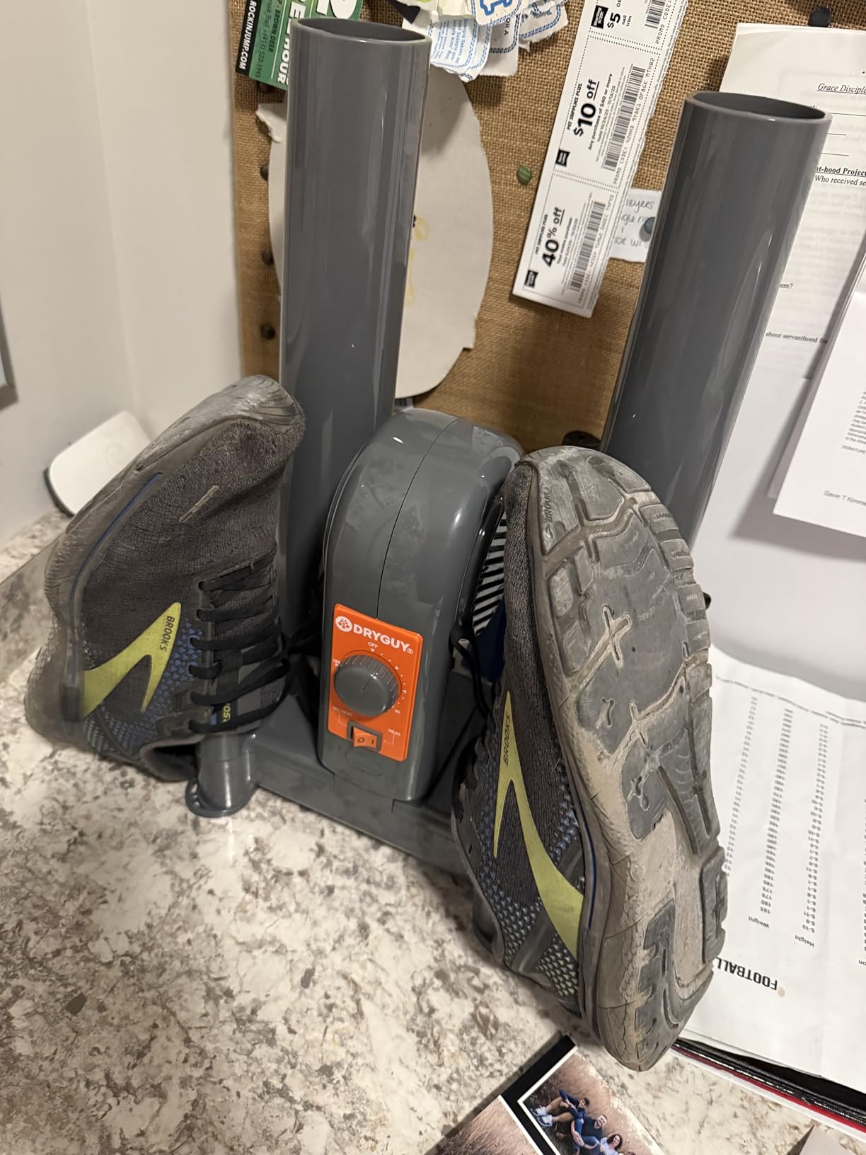 DryGuy Shoe, Boot, Garment & Gear Electric Dryer, Quick Drying for Ski, Work, Sports Equipment - 4 Port, Heat + Fan customer photo 2