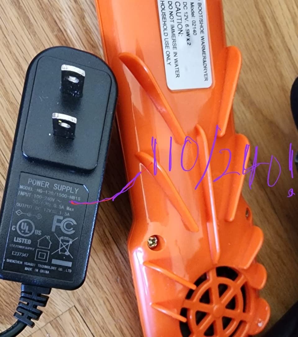 DryGuy Travel Dry DX Boot Dryer and Shoe Dryer - Portable for Travel, Orange & Black customer photo 2