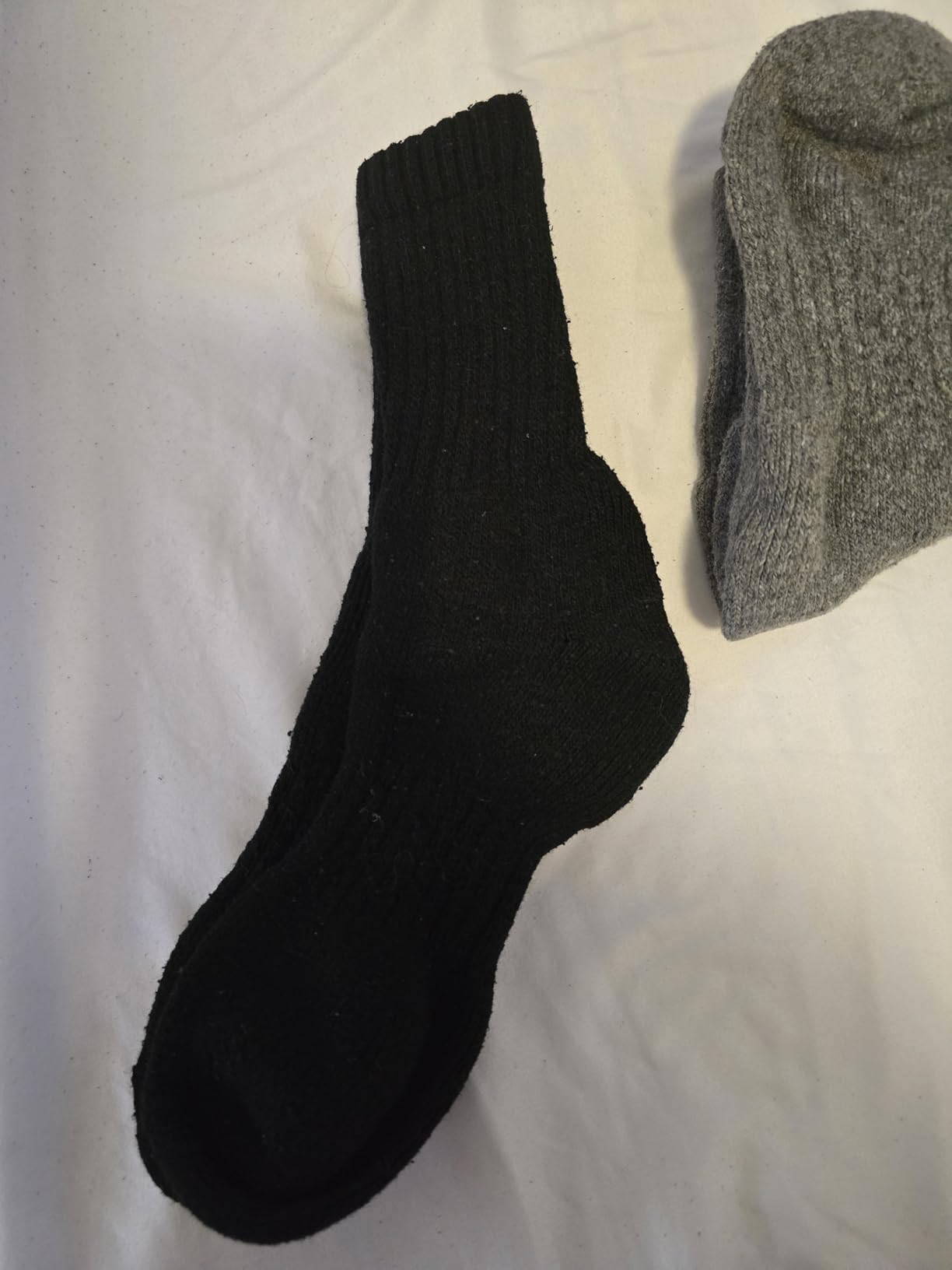 Men Merino Wool Socks Super Thick Thermal Hiking Winter Warm Boot Heavy Soft Cozy Socks for Cold Weather customer photo 2